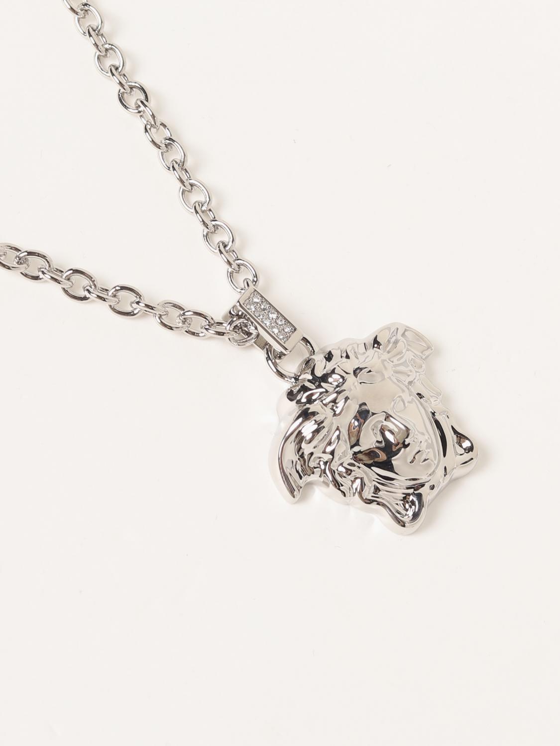 VERSACE GIOIELLO: Collana La Medusa Versace in metallo nickel free, Argento - Img 2