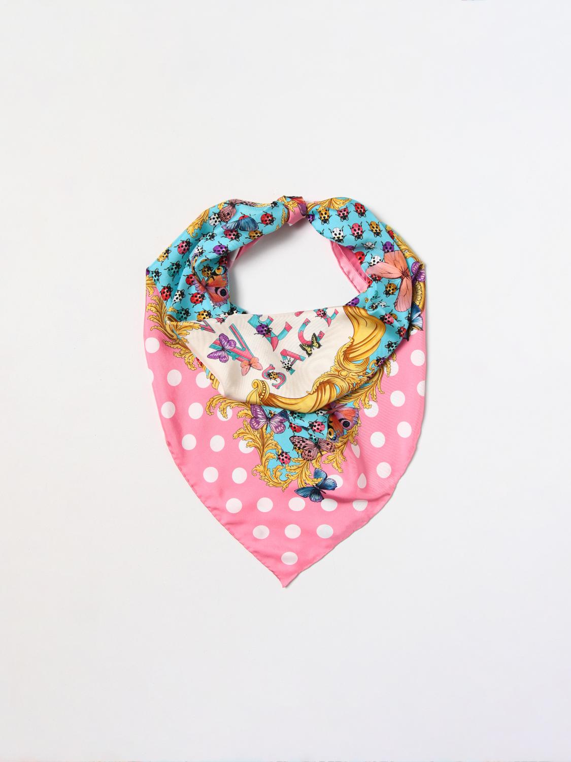 VERSACE FOULARD: Foulard Versace in seta, Rosa - Img 2