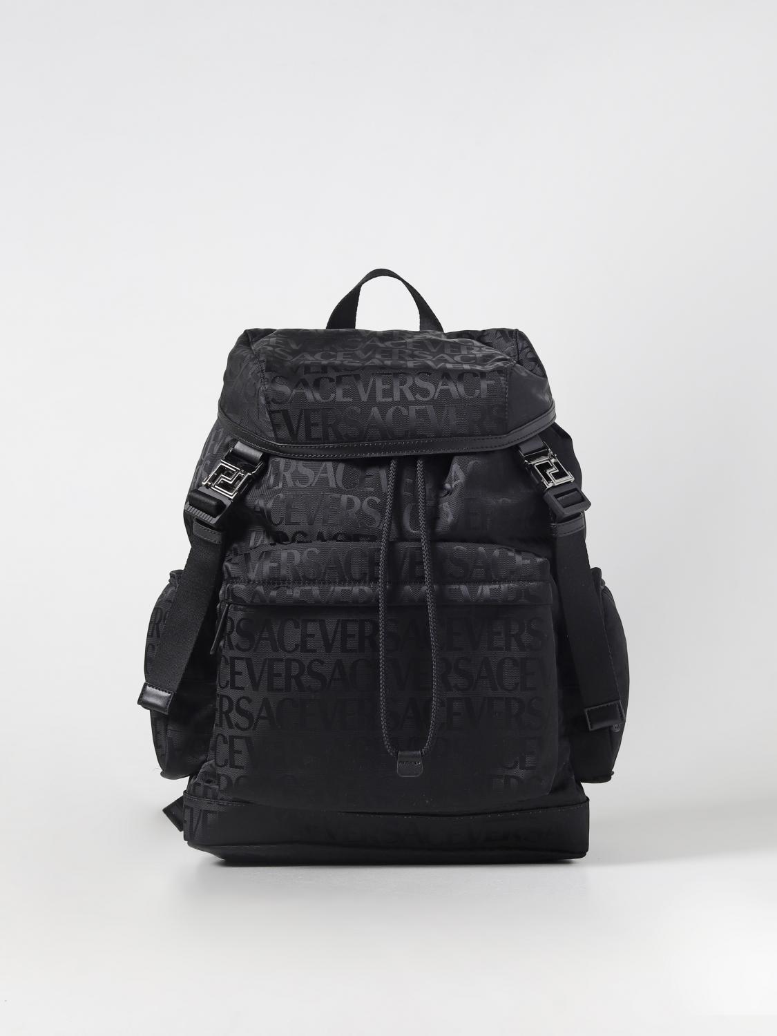 VERSACE MOCHILA: Bolsos hombre Versace, Negro - Img 1