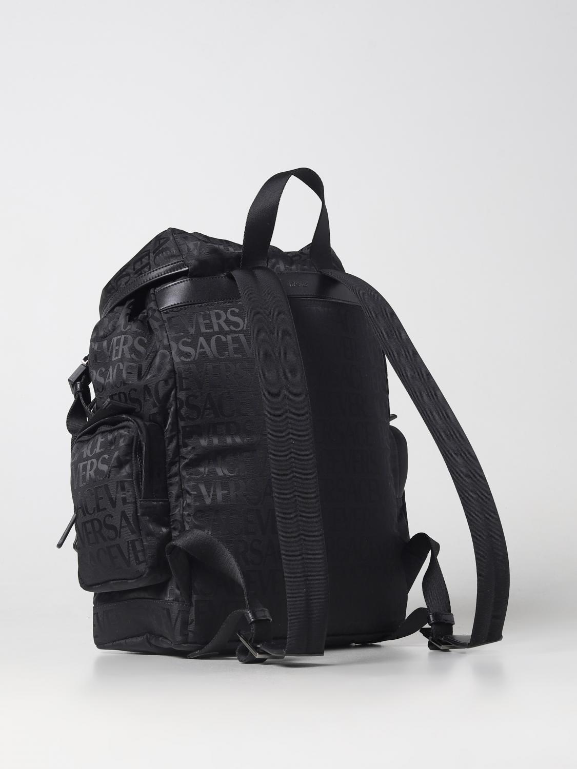 VERSACE MOCHILA: Bolsos hombre Versace, Negro - Img 2