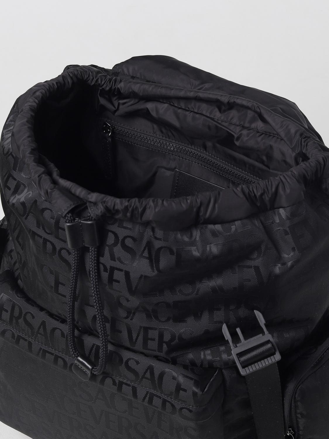 VERSACE MOCHILA: Bolsos hombre Versace, Negro - Img 4