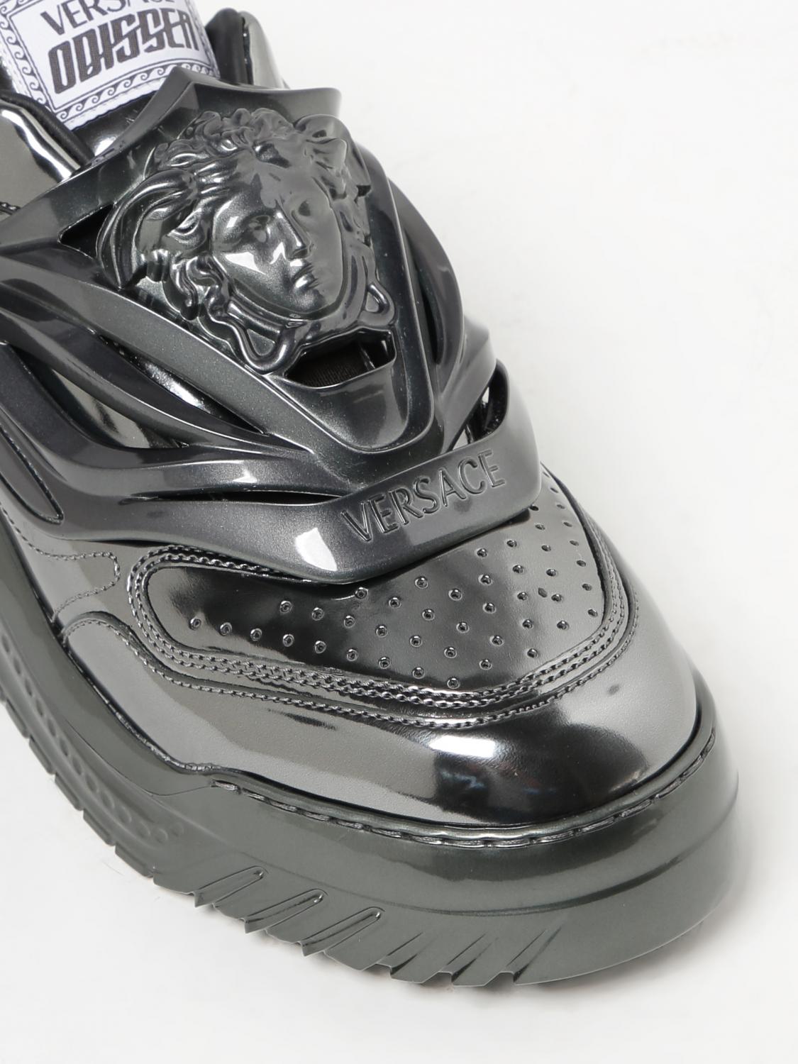 VERSACE SNEAKERS: Sneakers herren Versace, Grau - Img 4