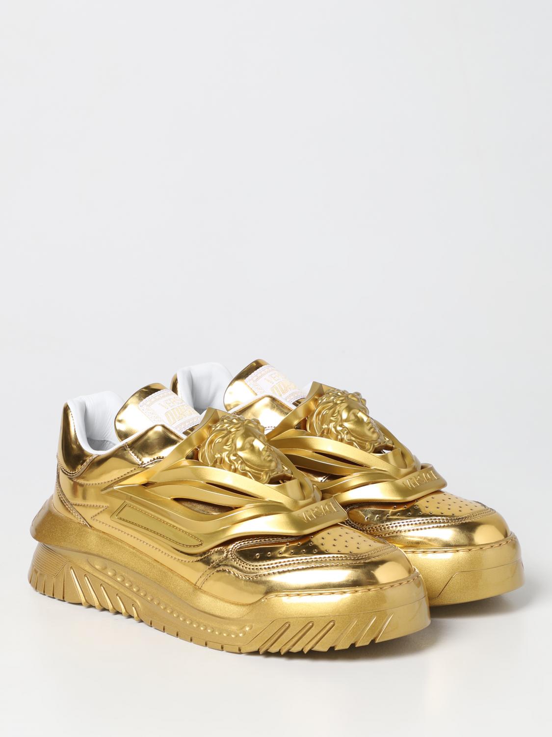 VERSACE ZAPATILLAS: Zapatillas hombre Versace, Oro - Img 2