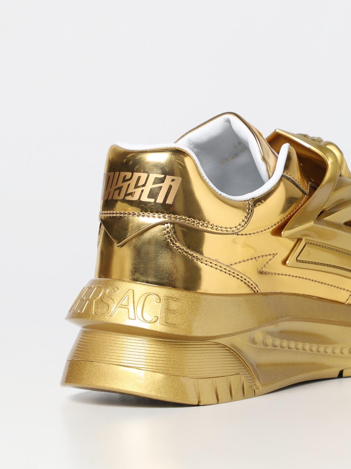 VERSACE ZAPATILLAS: Zapatillas hombre Versace, Oro - Img 3