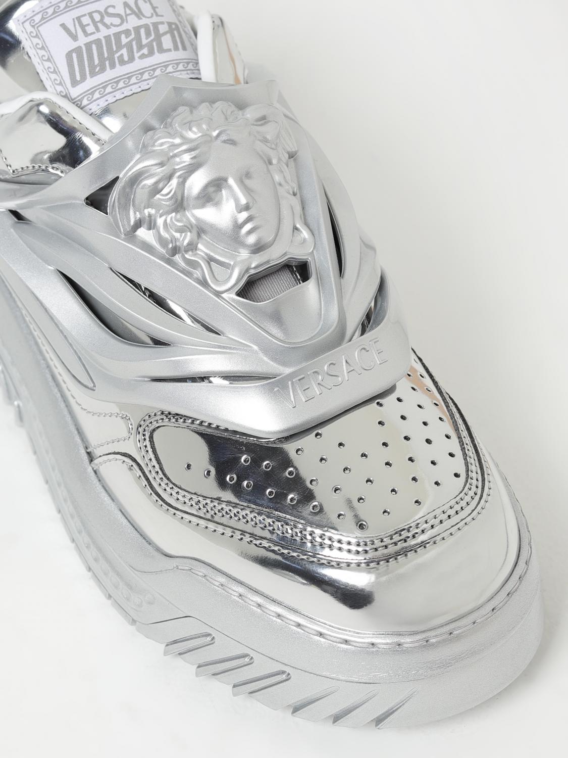 VERSACE SNEAKERS: Sneakers herren Versace, Silber - Img 4