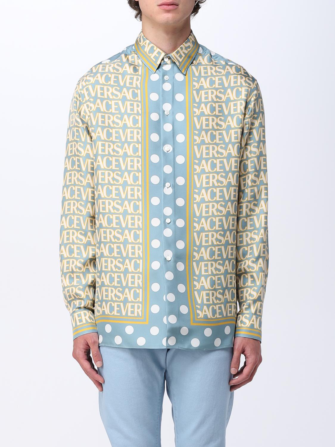 VERSACE HEMD: Hemd herren Versace, Hellblau - Img 1
