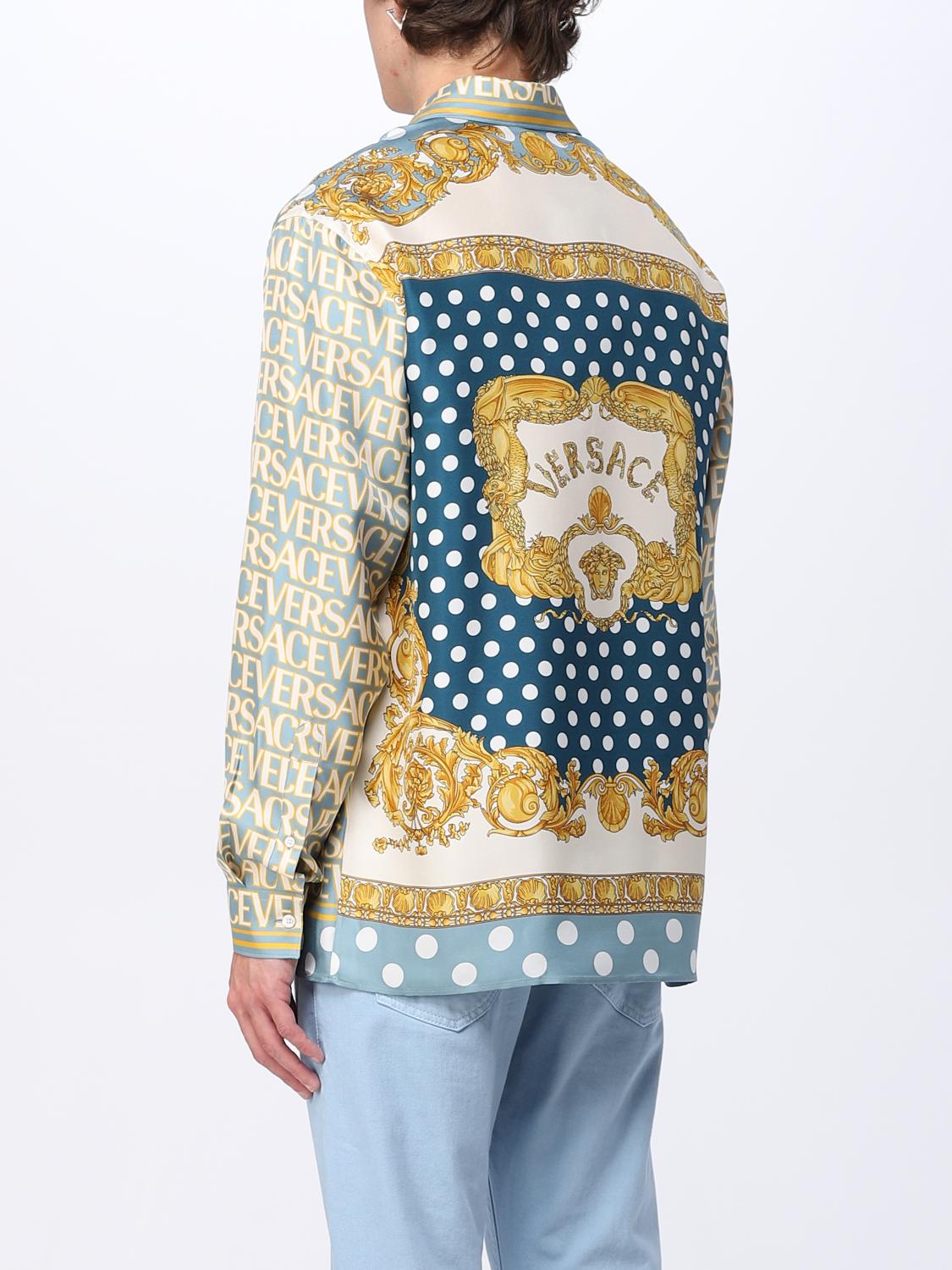 VERSACE HEMD: Hemd herren Versace, Hellblau - Img 3