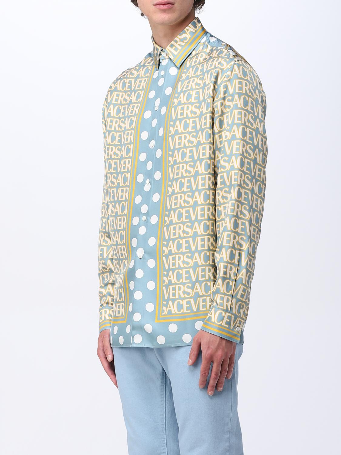VERSACE HEMD: Hemd herren Versace, Hellblau - Img 4