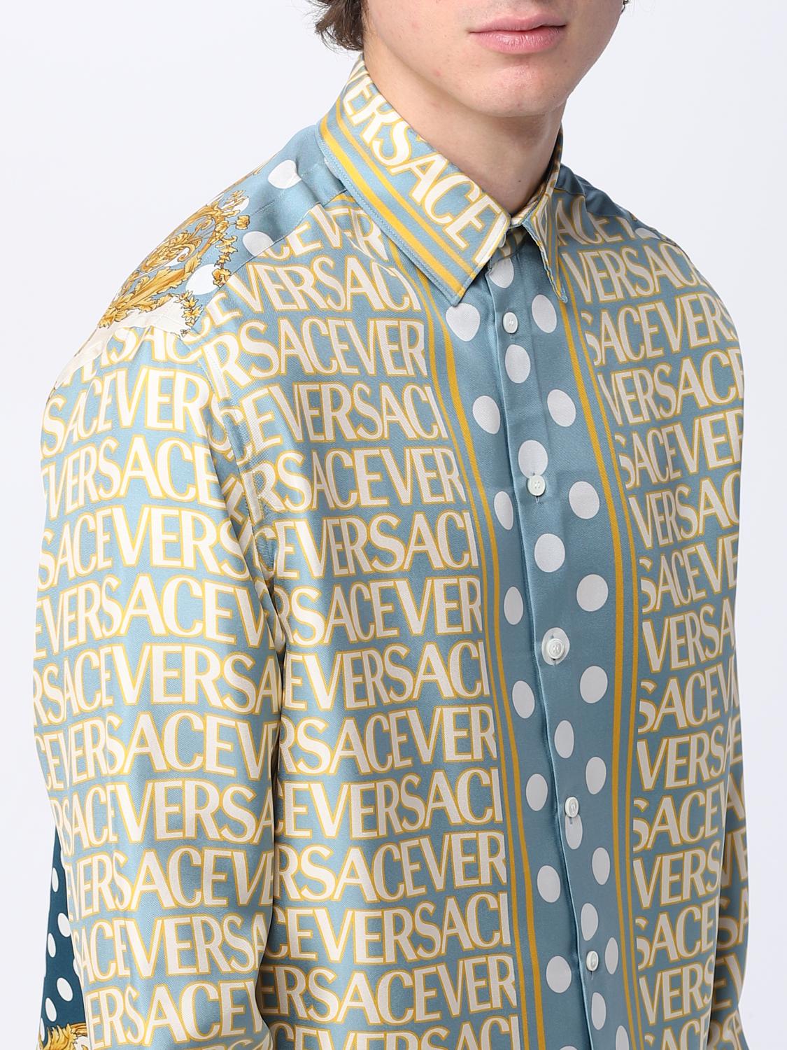 VERSACE HEMD: Hemd herren Versace, Hellblau - Img 5