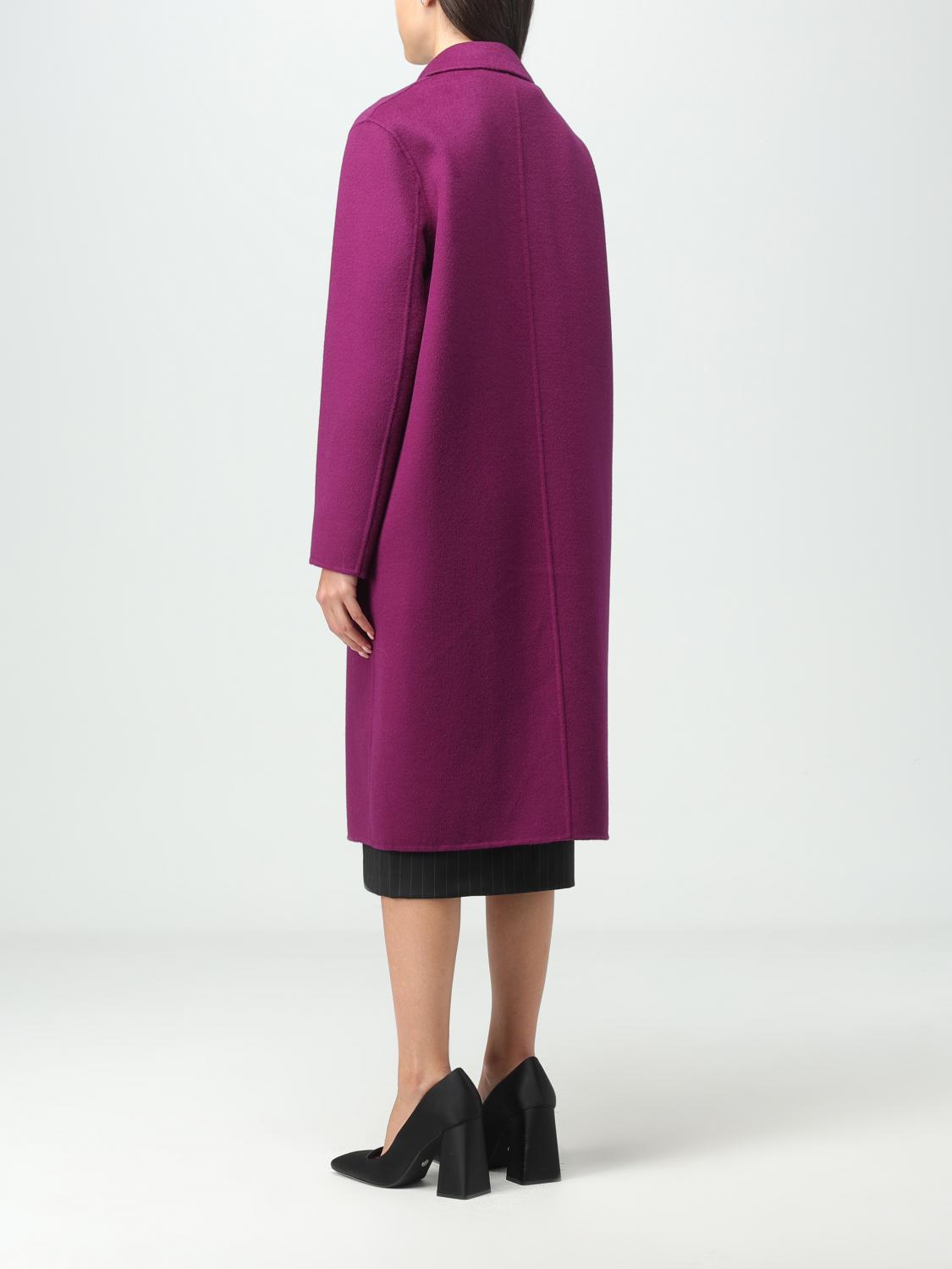 PATRIZIA PEPE CAPPOTTO: Cappotto Patrizia Pepe in panno, Viola - Img 2