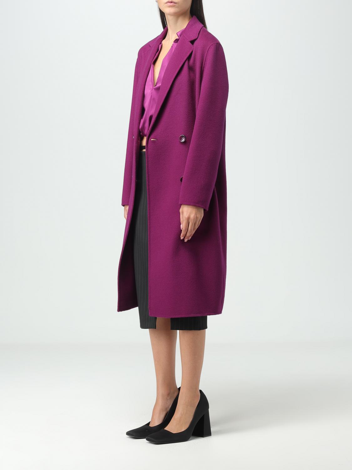PATRIZIA PEPE CAPPOTTO: Cappotto Patrizia Pepe in panno, Viola - Img 3