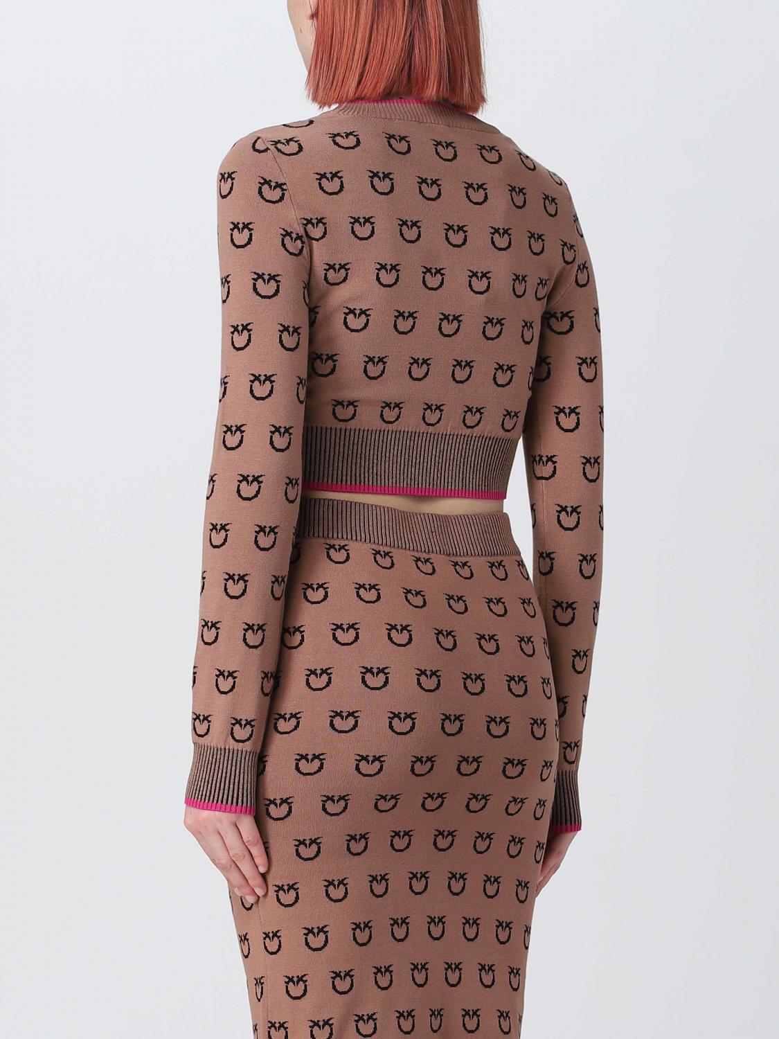 PINKO JERSEY: Jersey mujer Pinko, Camello - Img 3