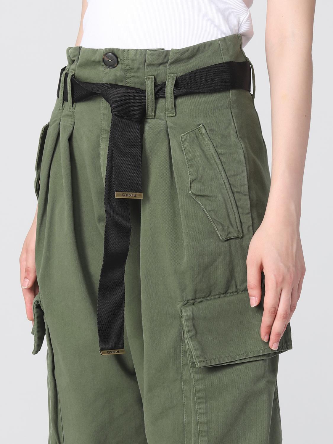 PINKO PANTALONI: Pantalone donna pinko, Verde - Img 3