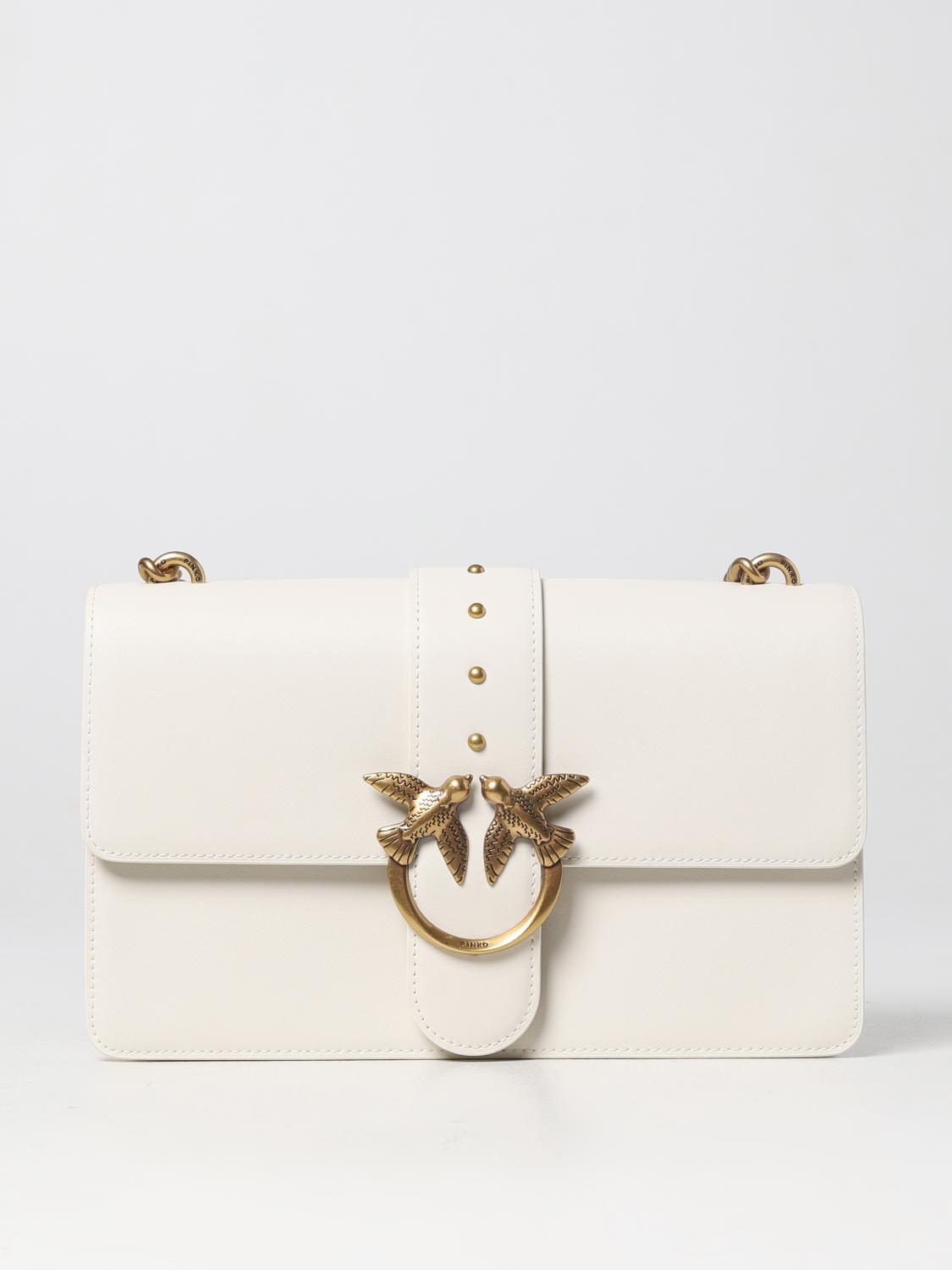 PINKO BOLSO DE HOMBRO: Bolso de hombro mujer Pinko, Blanco - Img 1