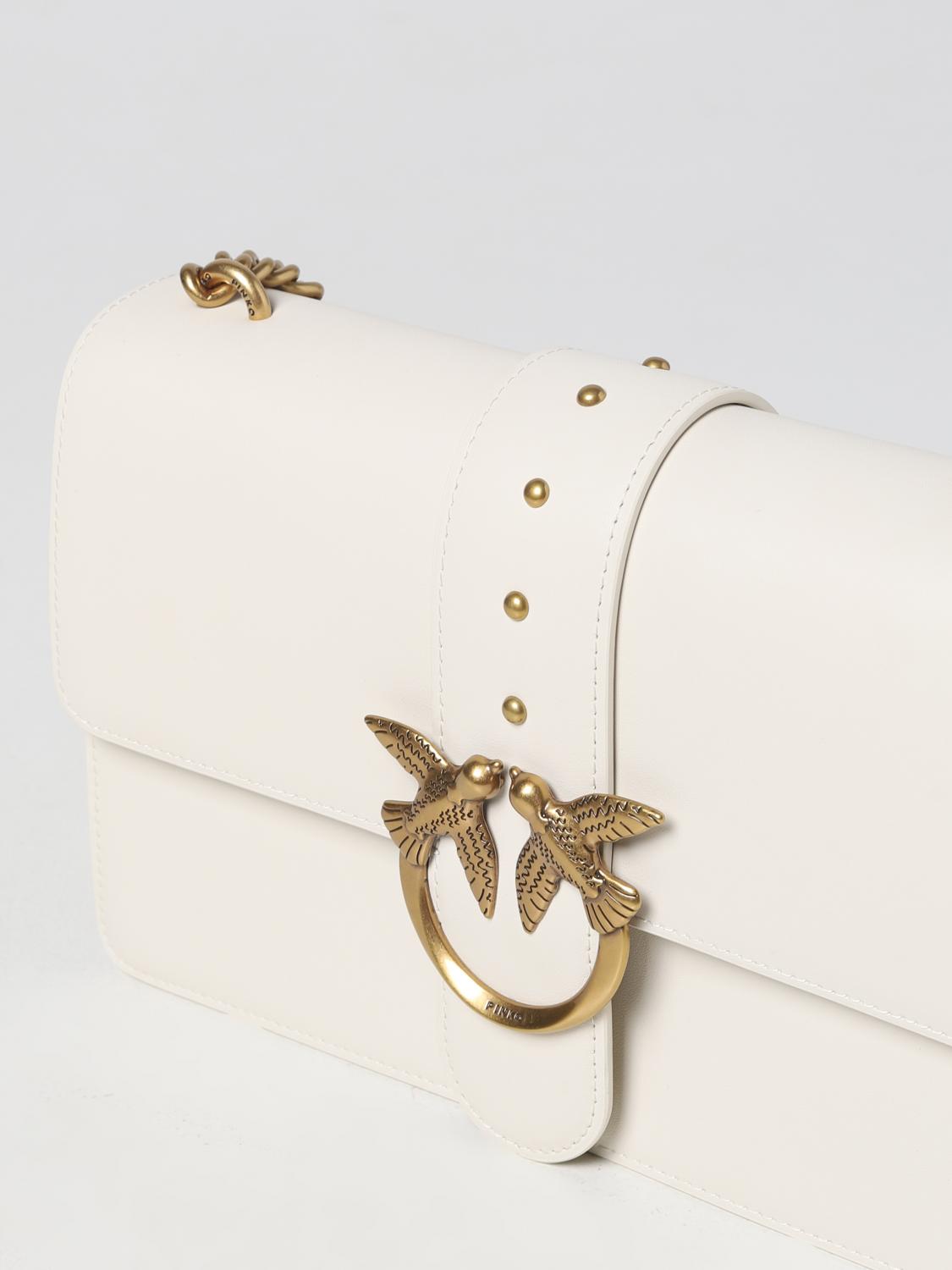 PINKO BOLSO DE HOMBRO: Bolso de hombro mujer Pinko, Blanco - Img 3
