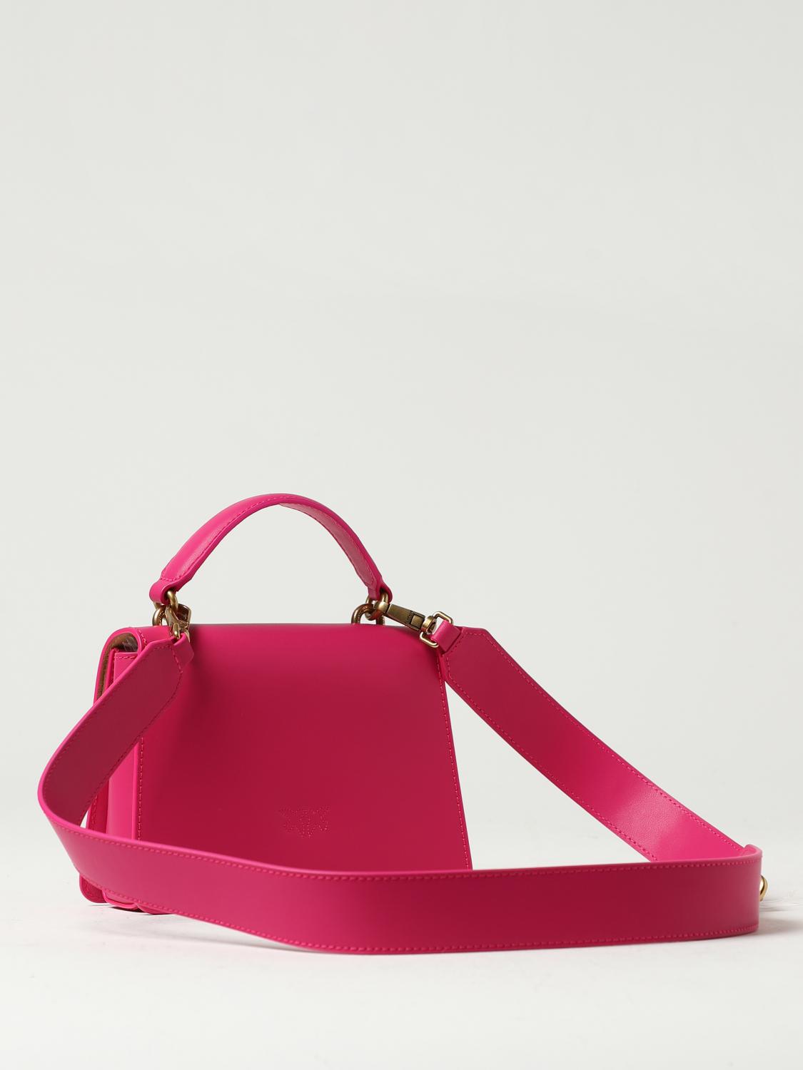 PINKO BORSA MINI: Borsa Mini Love Pinko in pelle , Fuxia - Img 2