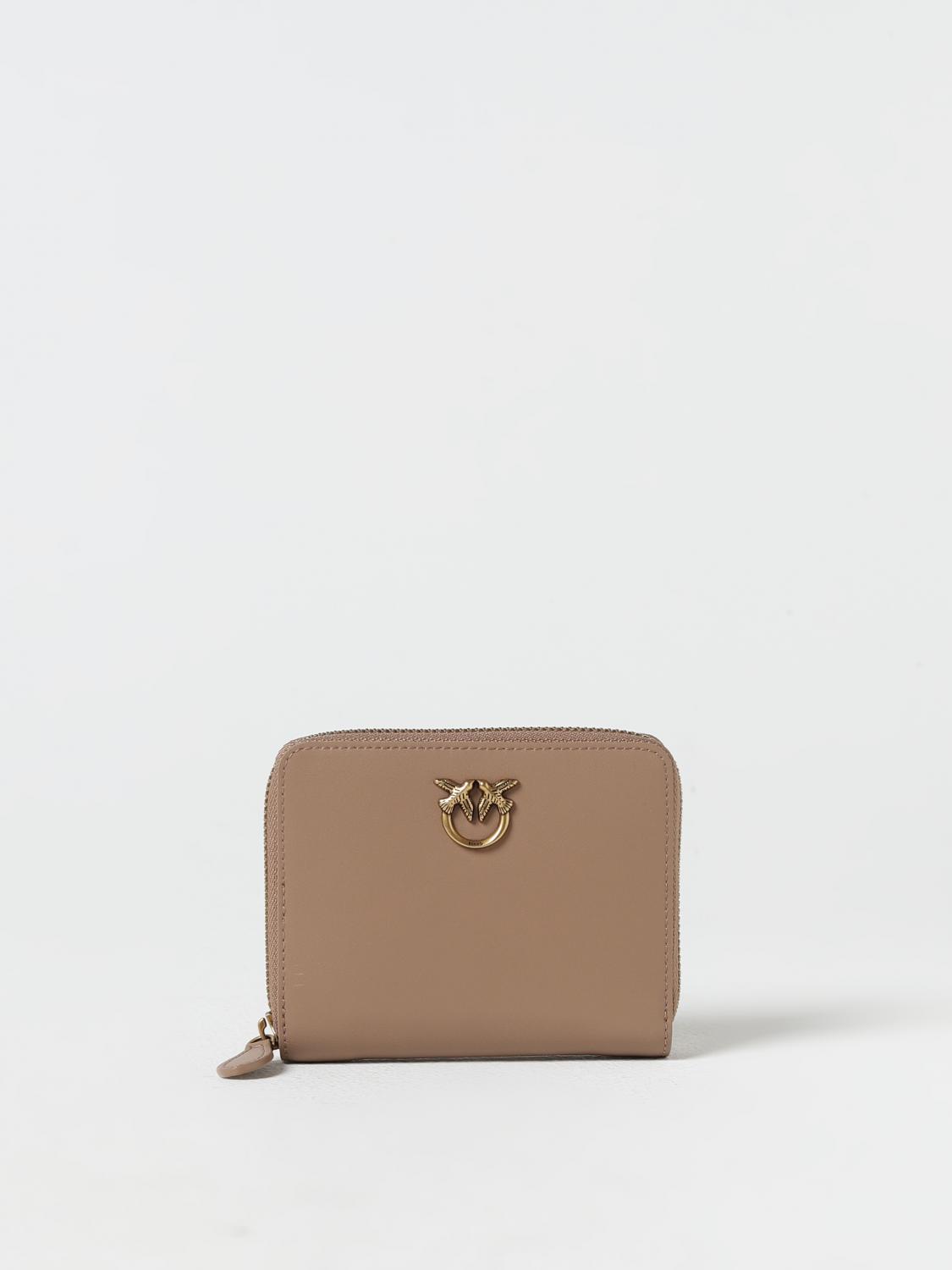 PINKO WALLET: Wallet woman Pinko, Beige - Img 1
