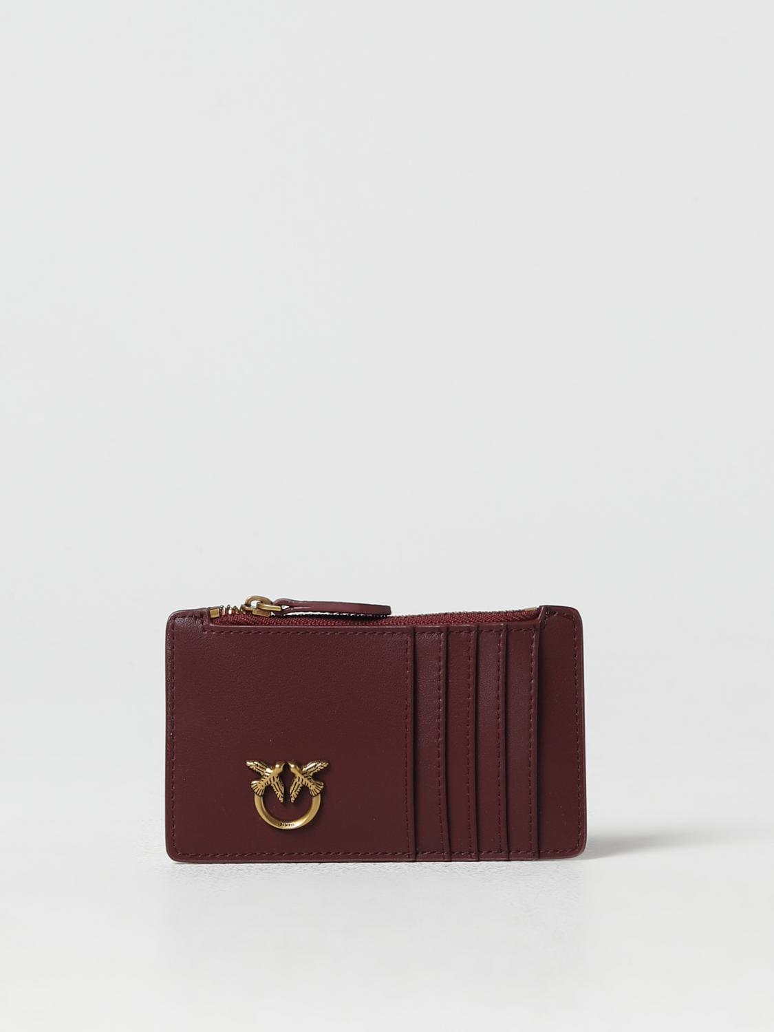 PINKO WALLET: Wallet woman Pinko, Burgundy - Img 1