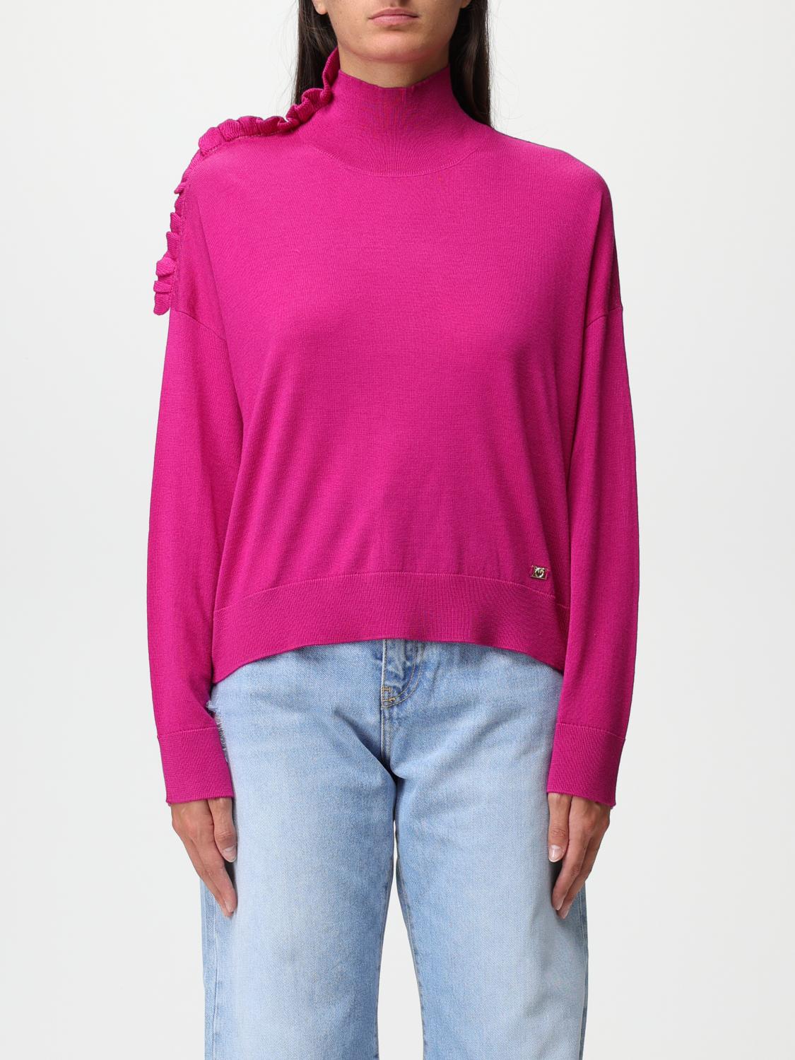 PINKO JERSEY: Jersey mujer Pinko, Fucsia - Img 1