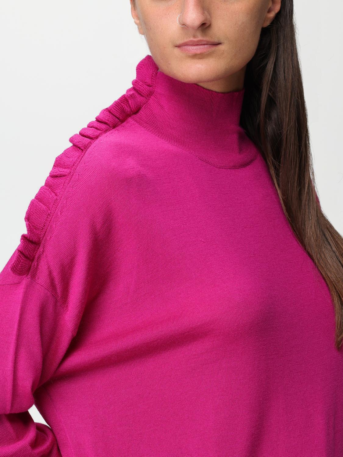 PINKO JERSEY: Jersey mujer Pinko, Fucsia - Img 3