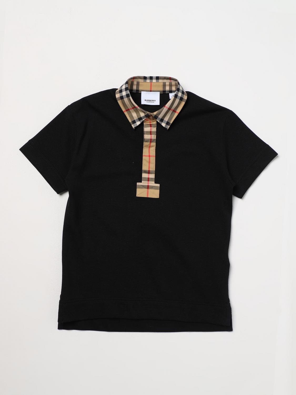 Burberry Polo shirt kids - Black | 8053654 | GIGLIO.COM