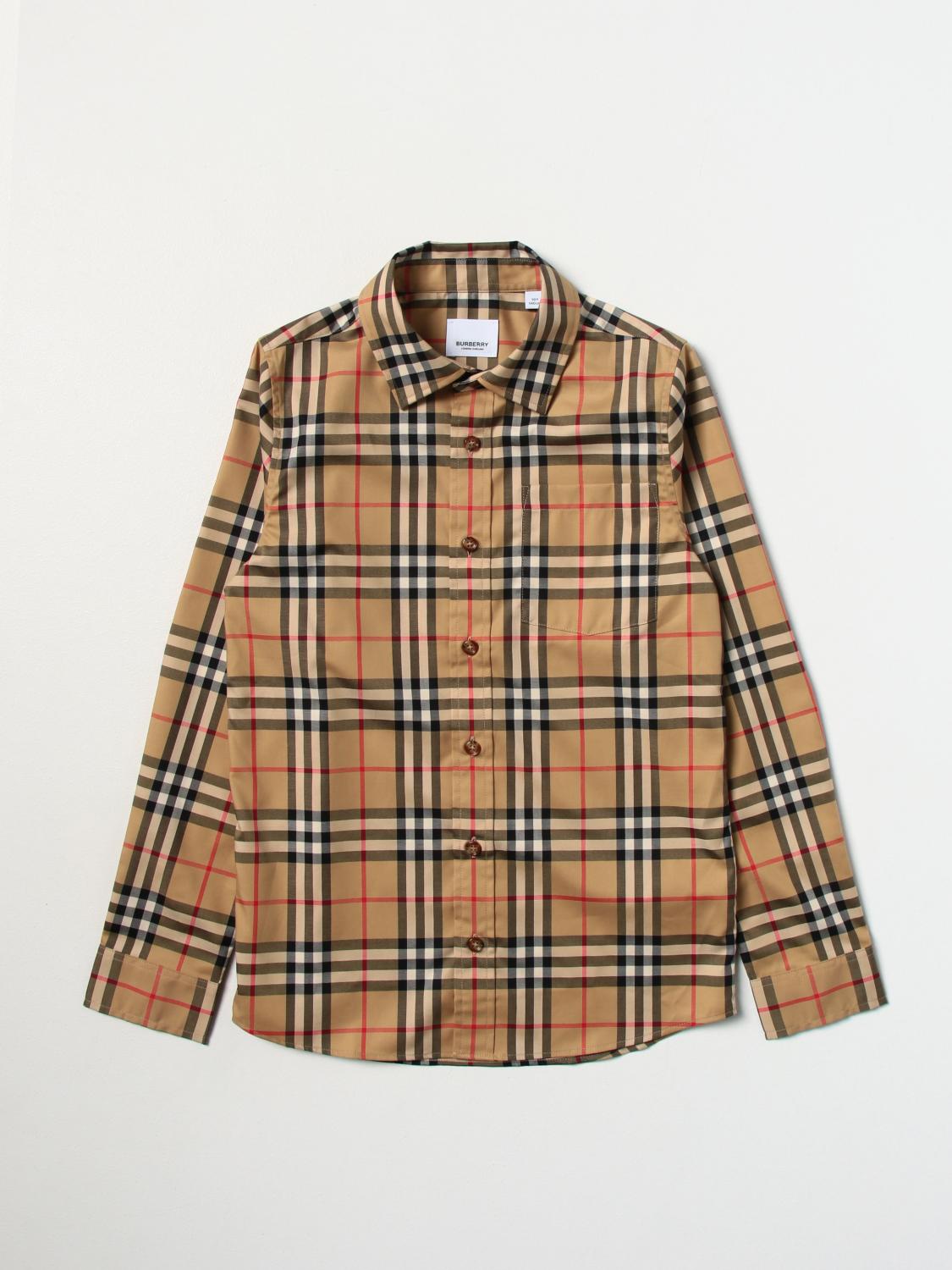 Burberry shirt deals kids