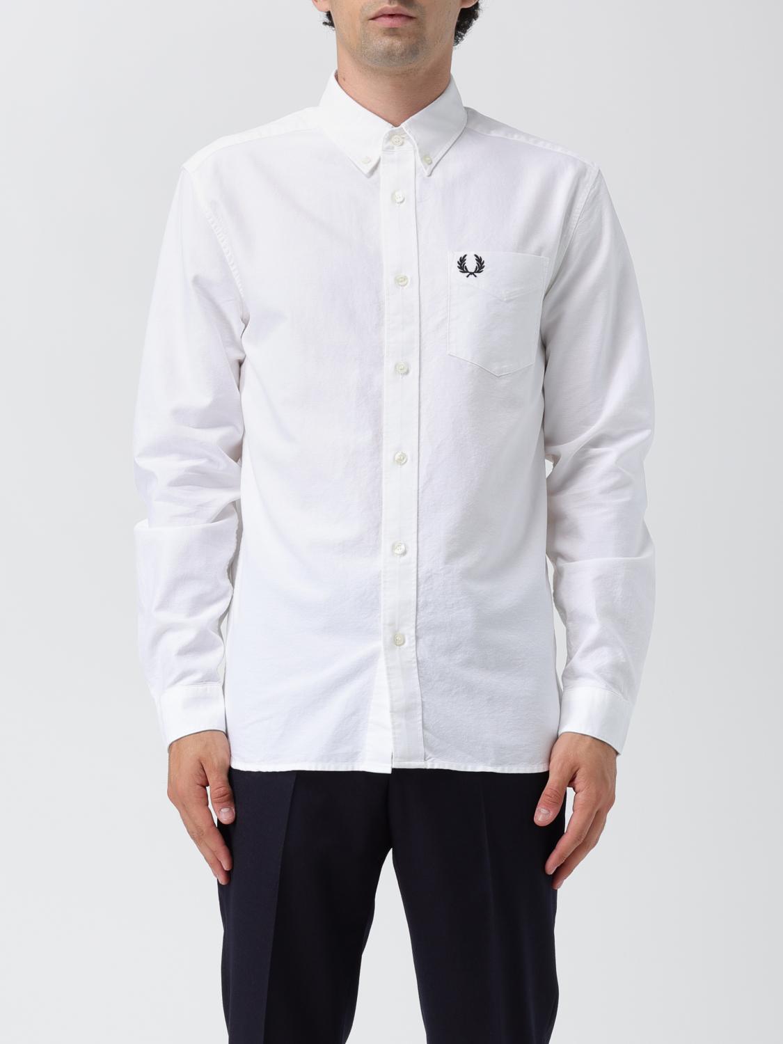 FRED PERRY CAMICIA: Hemd herren Fred Perry, Weiß - Img 1