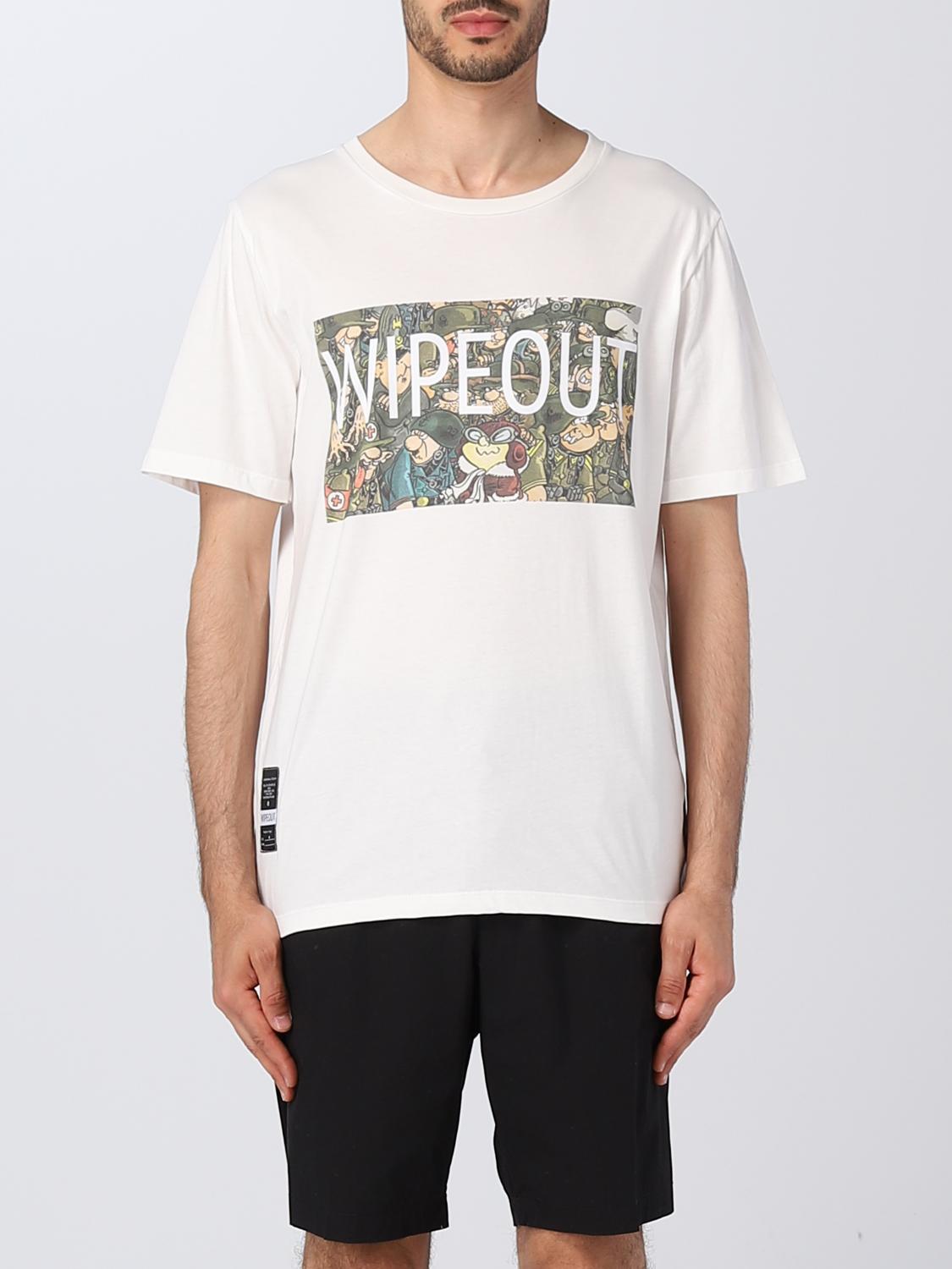 Wipe Out Style WIPEOUT: T-shirt men - White | Wipeout t-shirt STRUPPEN #02 online at ...
