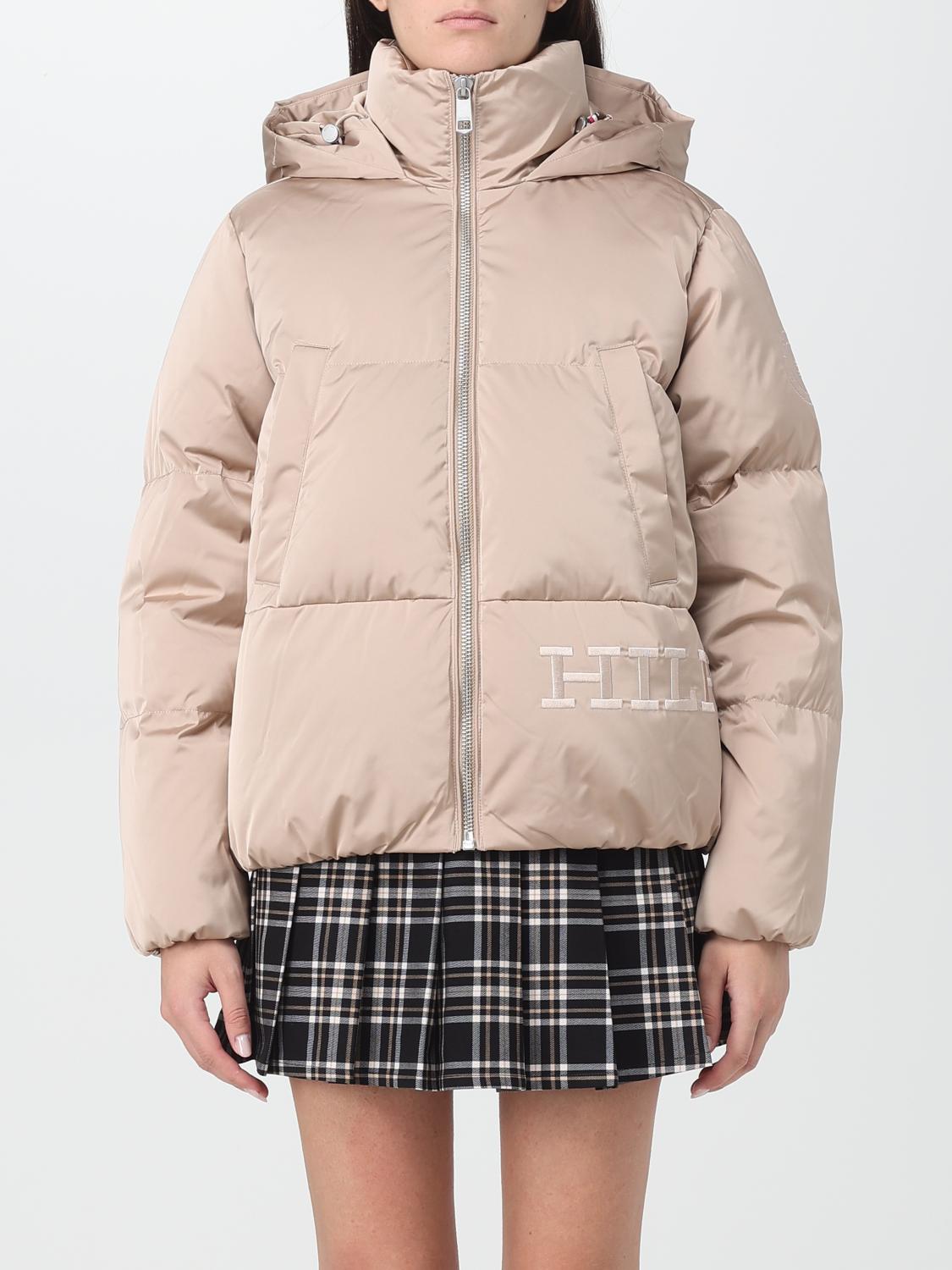 TOMMY HILFIGER ベージュ ジャケット トミー ヒルフィガー TOMMY HILFIGER テックフーデッドジャケット