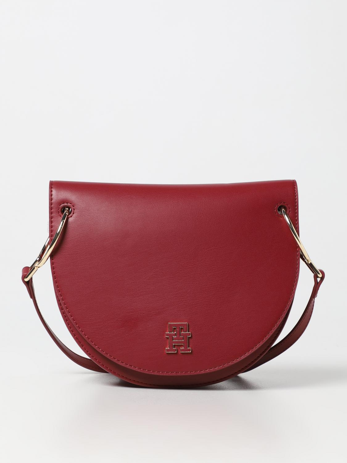 TOMMY HILFIGER: Sac porté épaule femme Rouge Sac Bandoulière