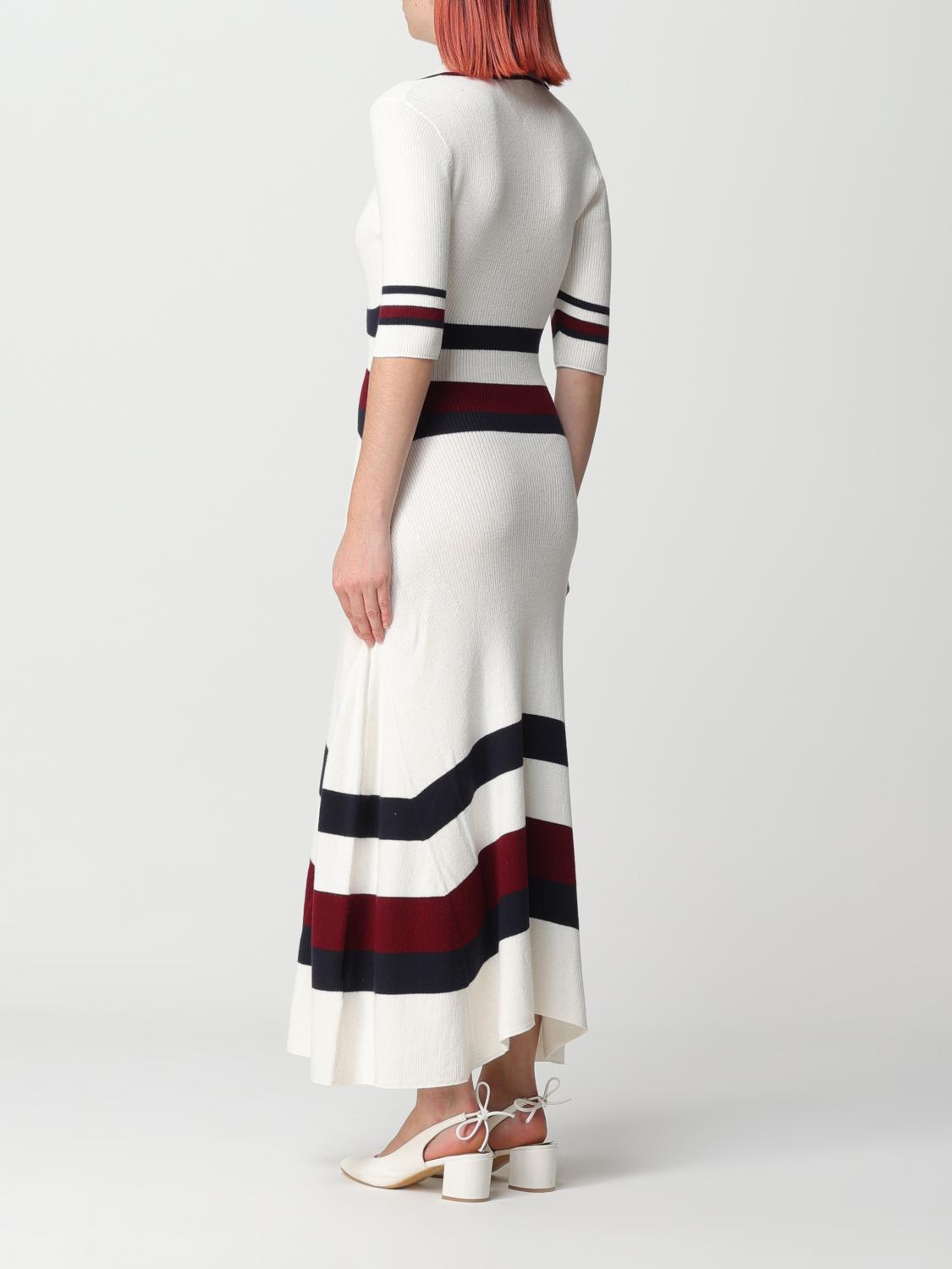 Tommy Hilfiger dress in cotton and cashmere - White | WW0WW38663 | GIGLIO.COM Tommy Hilfiger dress in cotton and cashmere - White | WW0WW38663 | GIGLIO.COM