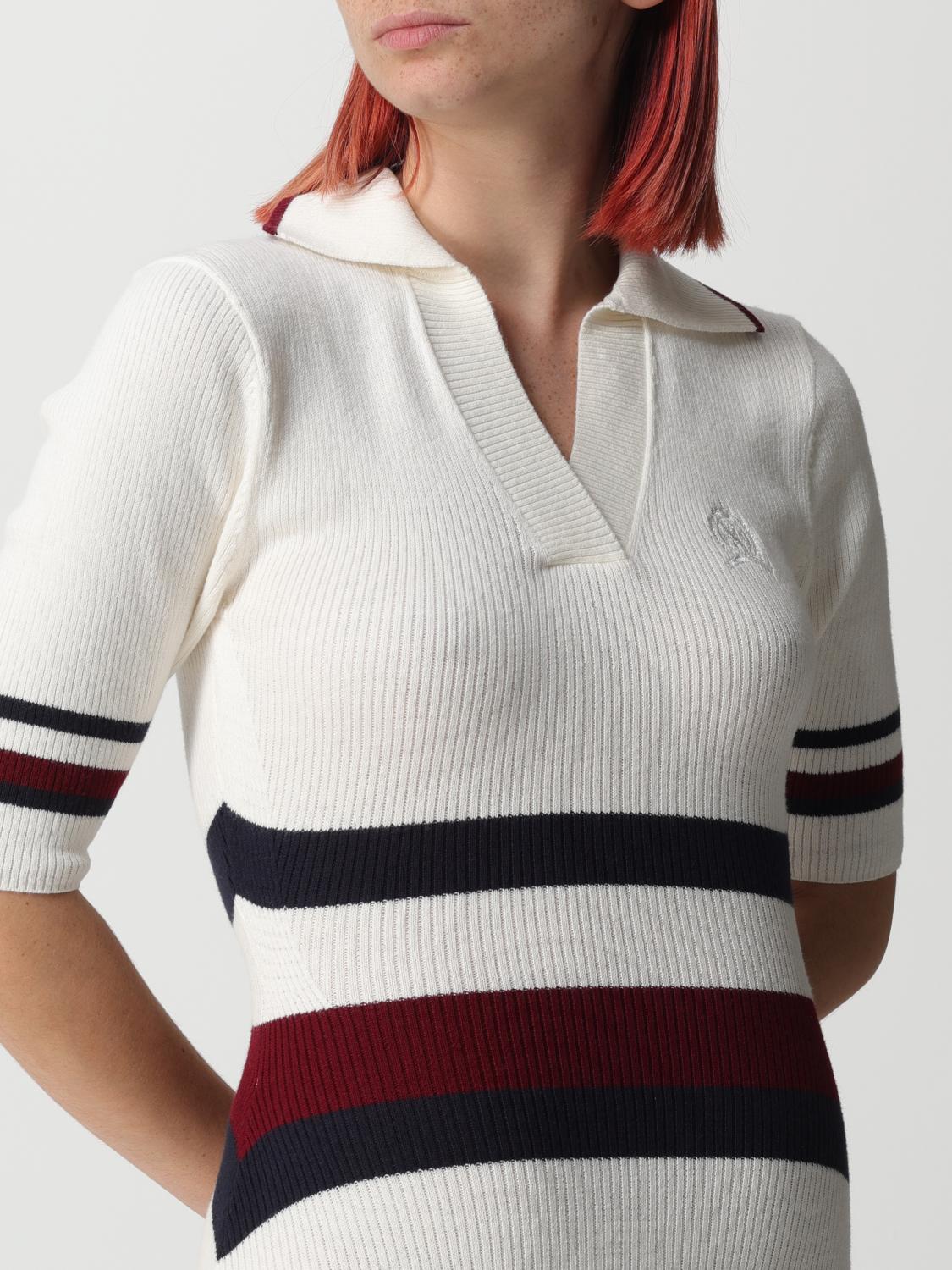 Tommy Hilfiger dress in cotton and cashmere - White | WW0WW38663 | GIGLIO.COM Tommy Hilfiger dress in cotton and cashmere - White | WW0WW38663 | GIGLIO.COM
