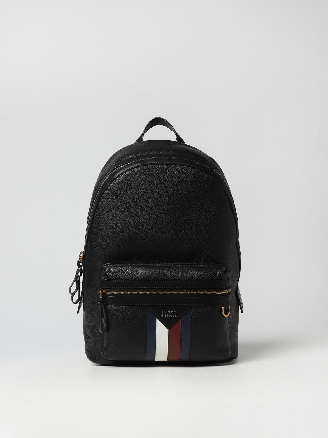 TOMMY HILFIGER: Tasche herren Schwarz Tommy Hilfiger Rucksack