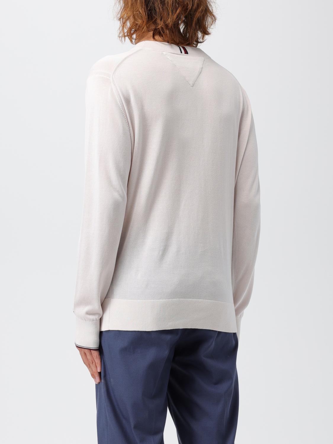 TOMMY HILFIGER SWEATER: Tommy Hilfiger cotton sweater, White - Img 2