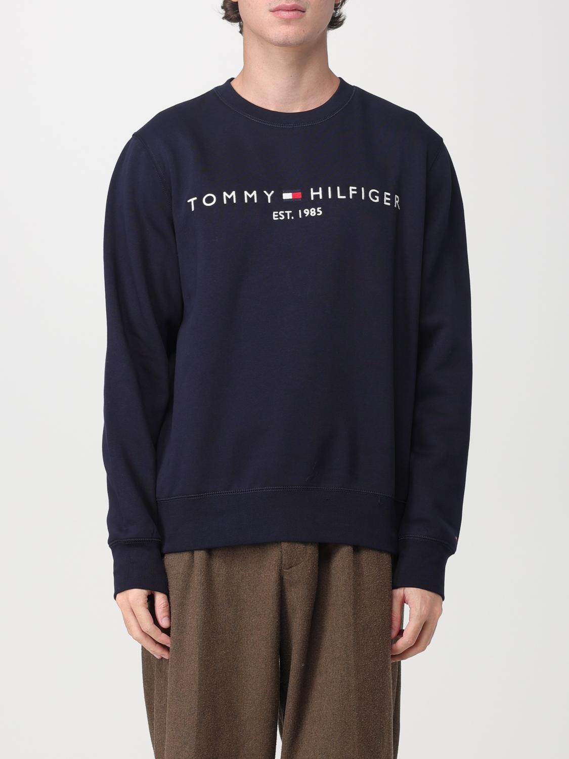 Tommy Hilfiger Blue Cotton Men Sweatshirt main image 1