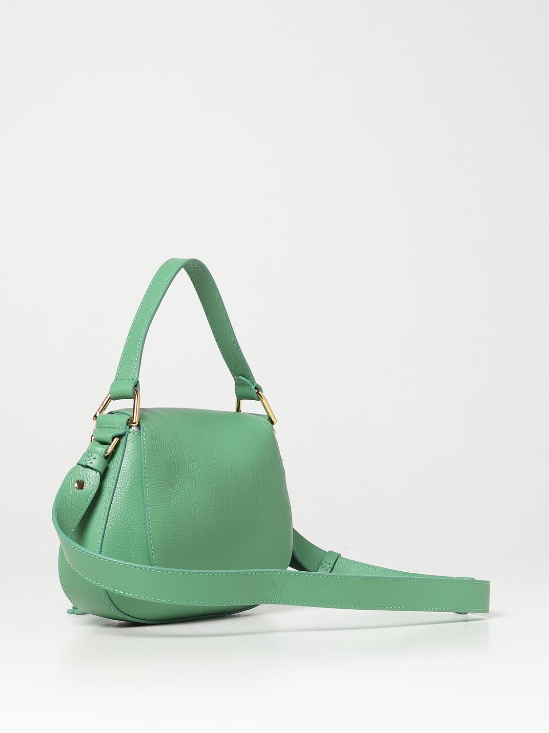 COCCINELLE BORSA A TRACOLLA: Borsa Sole Coccinelle in pelle a grana, Menta - Img 2