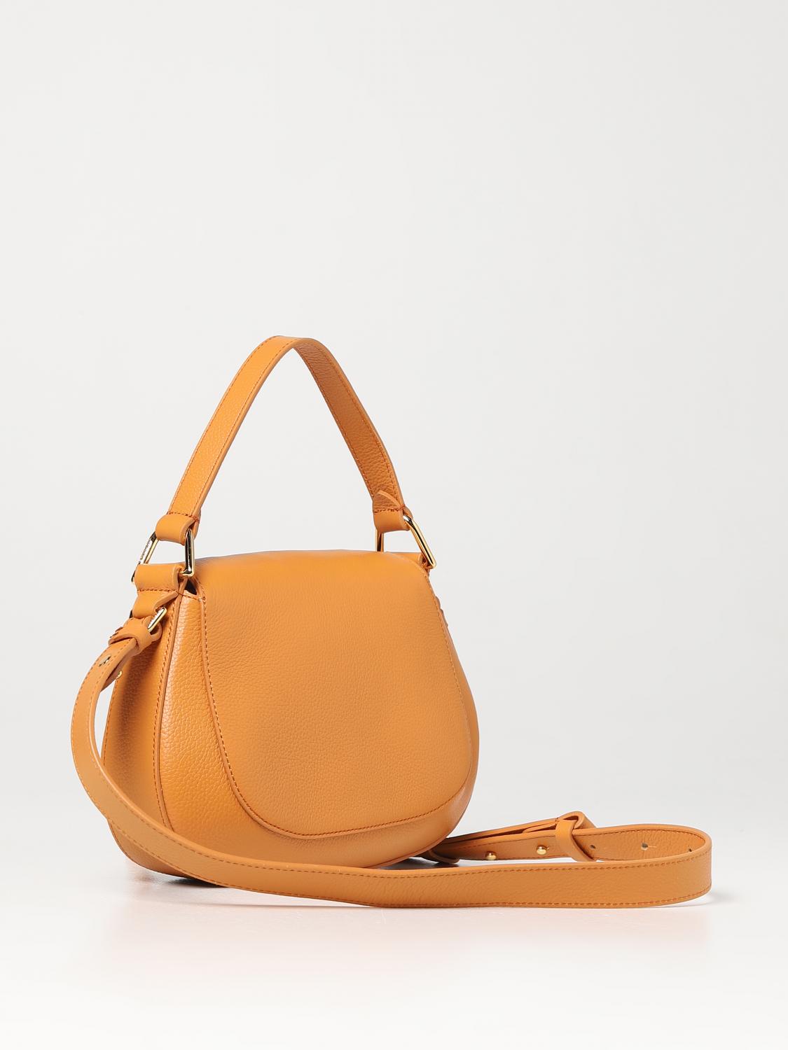 COCCINELLE BORSA A TRACOLLA: Borsa Sole Coccinelle in pelle a grana, Cuoio - Img 2