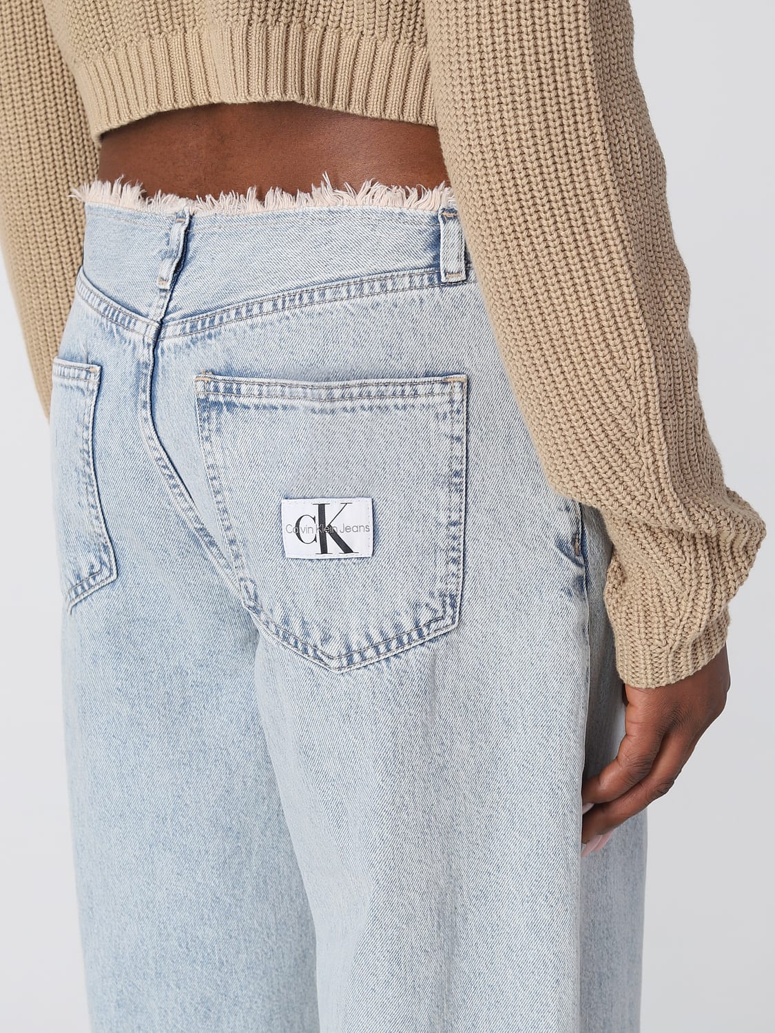 Calvin Klein ウォッシュドデニム ズボン ウエスト40 最高 【公式通販】