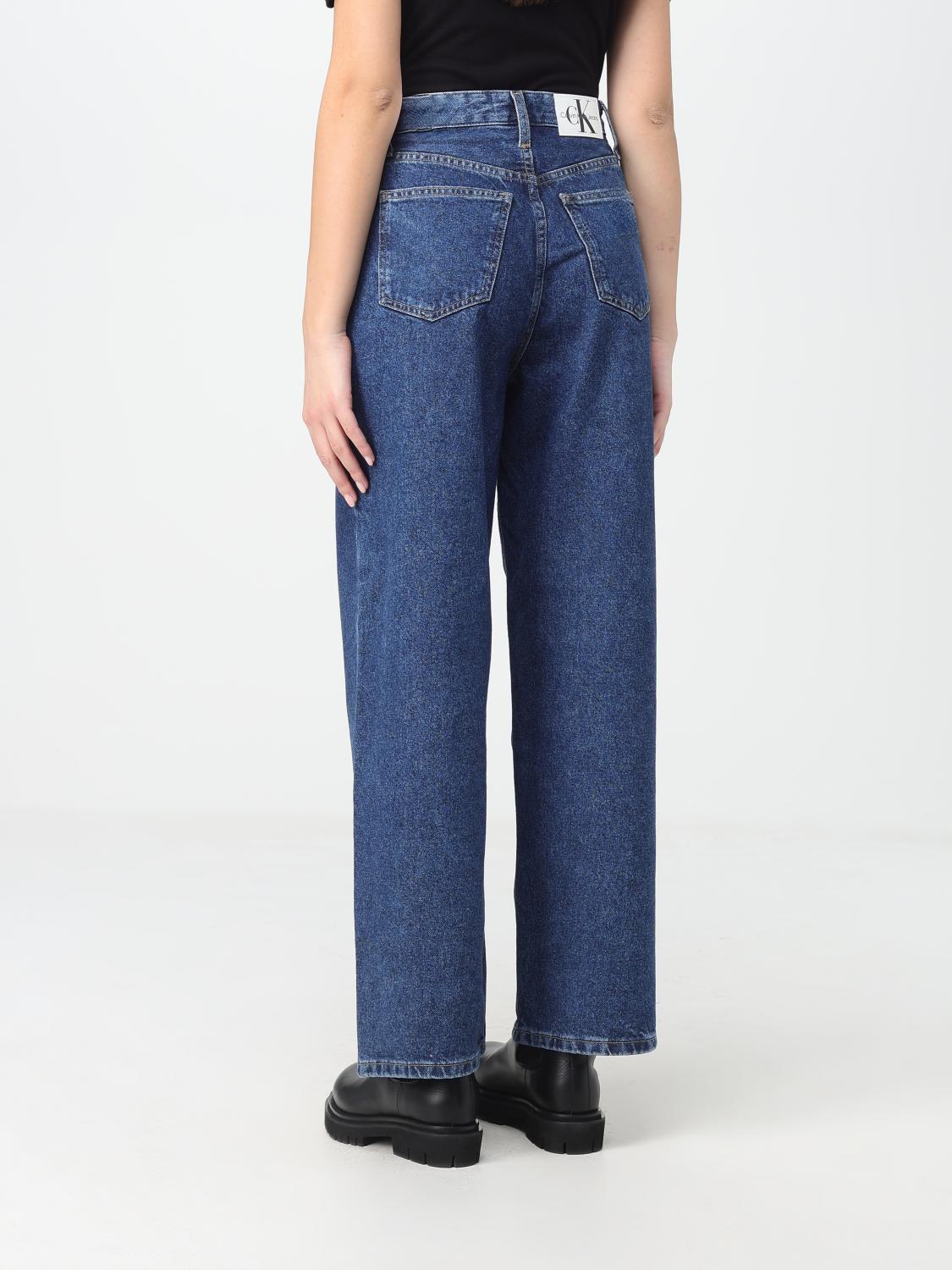 CALVIN KLEIN JEANS: Jeans woman Ck Jeans, Blue - Img 2