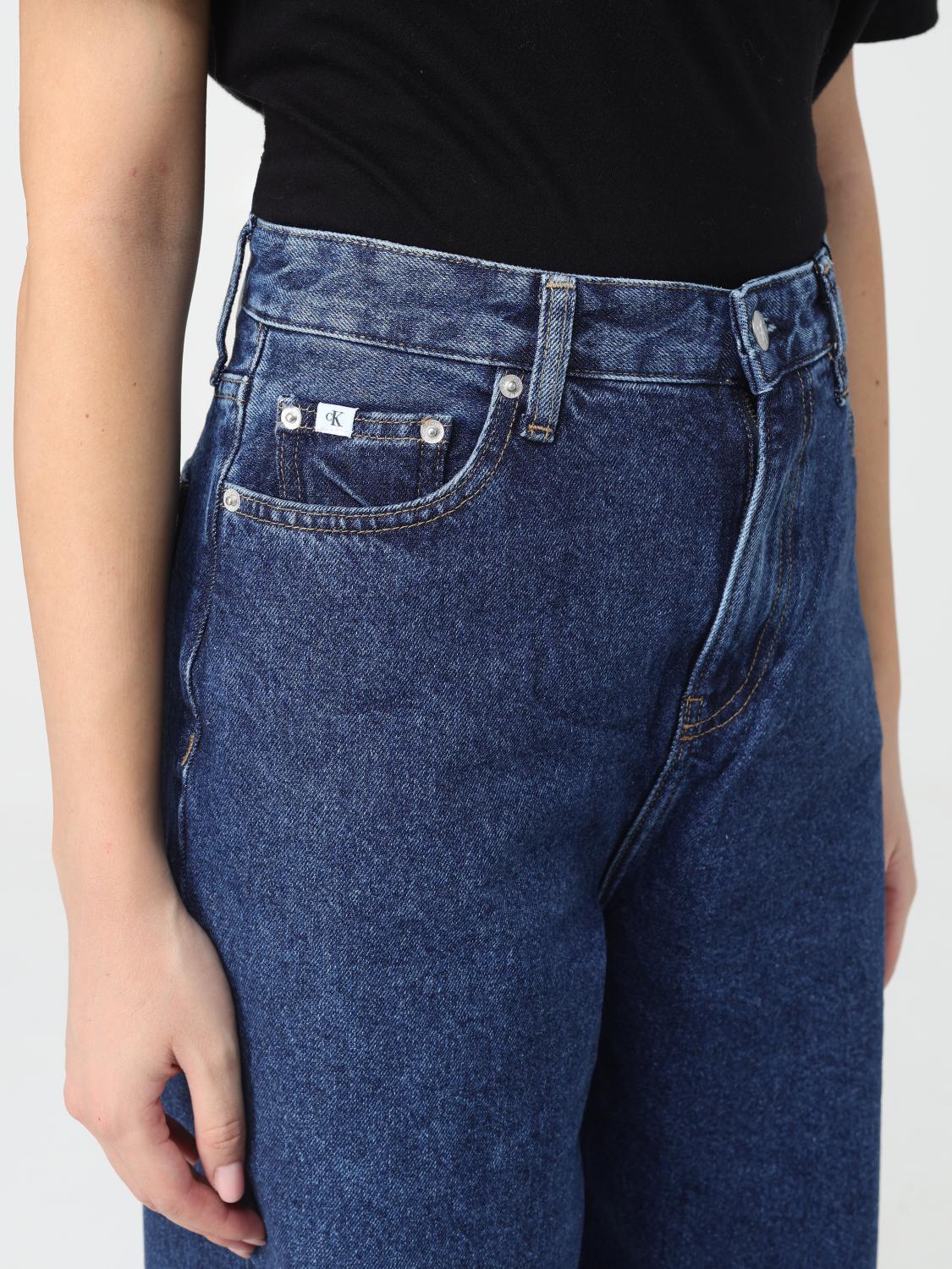 CALVIN KLEIN JEANS: Jeans woman Ck Jeans, Blue - Img 3