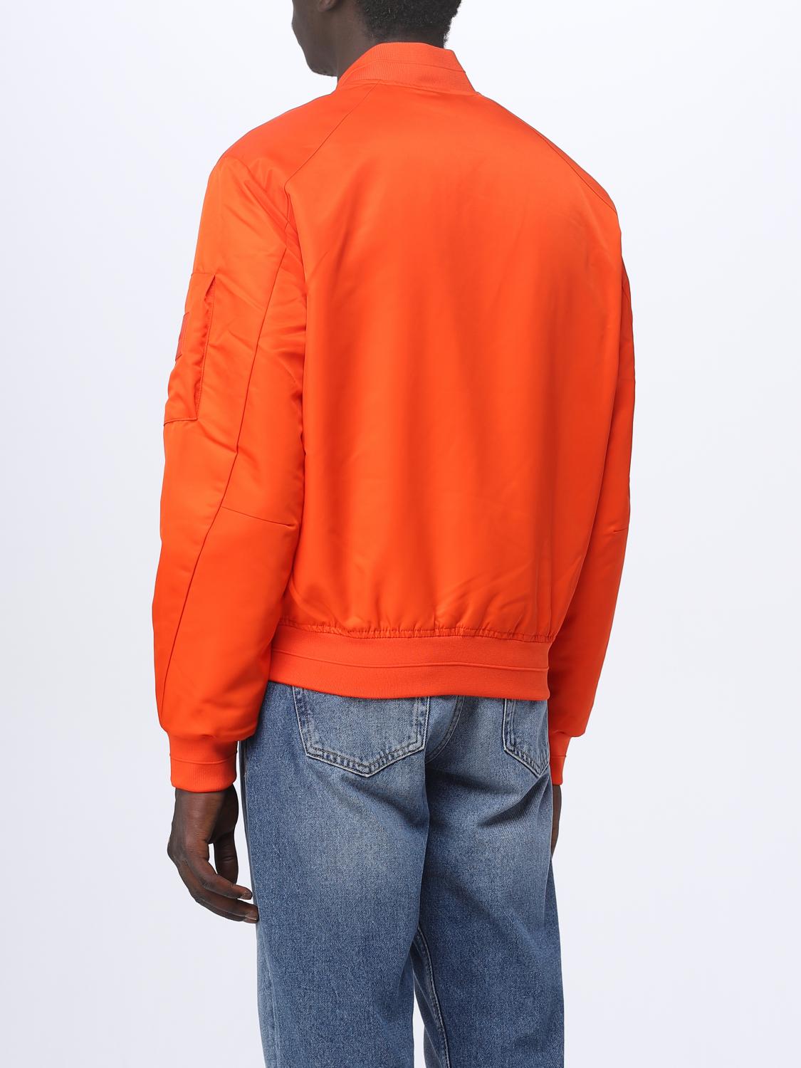 CALVIN KLEIN 재킷: 재킷 남성 Calvin Klein, 오렌지 - Img 3