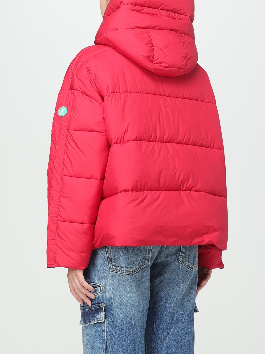 ジャケット SAVE THE DUCK Woman Jacket Red D41264WIRIS17 70014 Save The Duck Women's Isla Jacket | $298.00 | Saint Bernard
