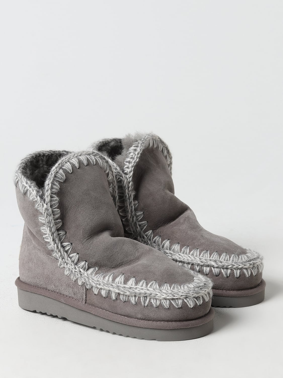 MOU FLACHE STIEFELETTEN: Schuhe damen Mou, Grau - Img 2