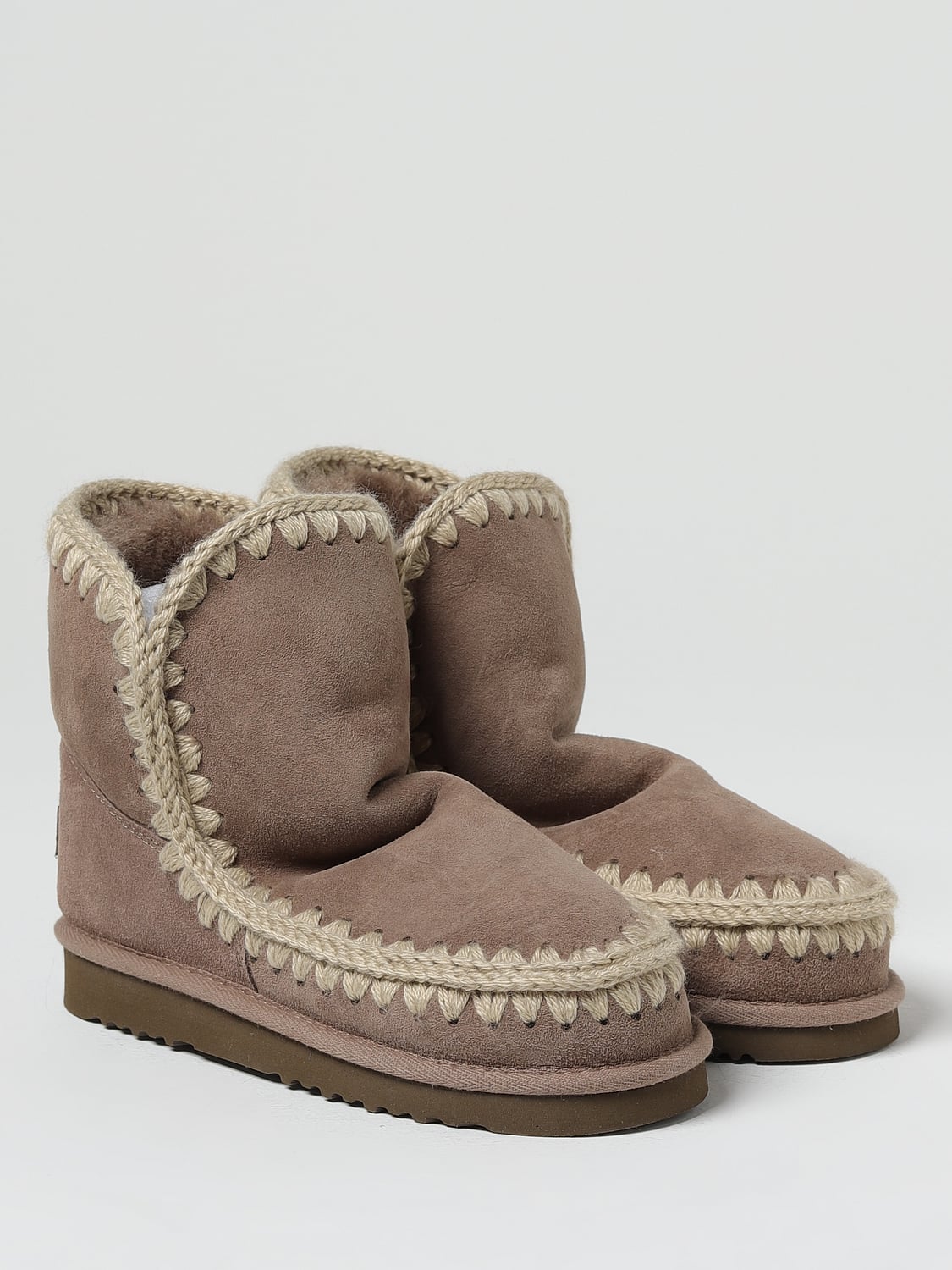 MOU FLACHE STIEFELETTEN: Schuhe damen Mou, Beige - Img 2