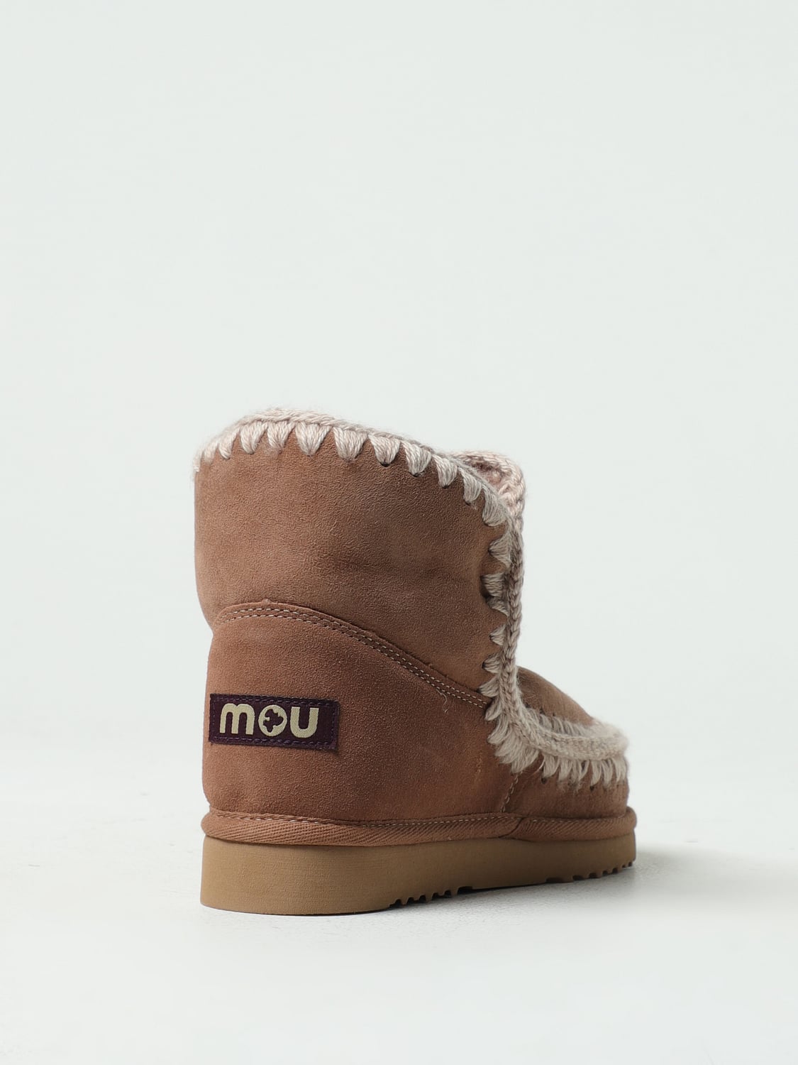 MOU BOTTINES PLATES: Chaussures femme Mou, Chameau - Img 3