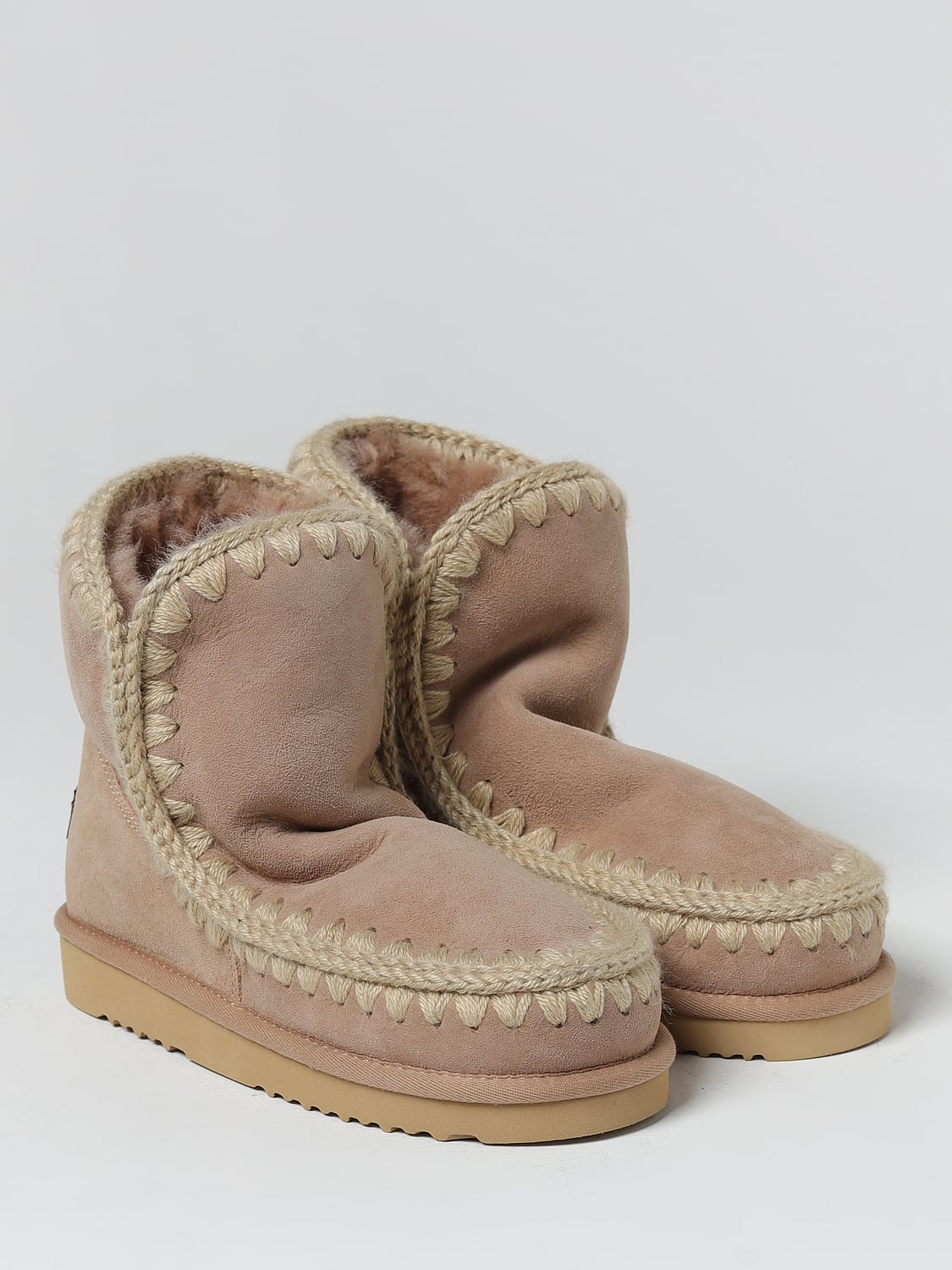 MOU FLACHE STIEFELETTEN: Schuhe damen Mou, Sand - Img 2
