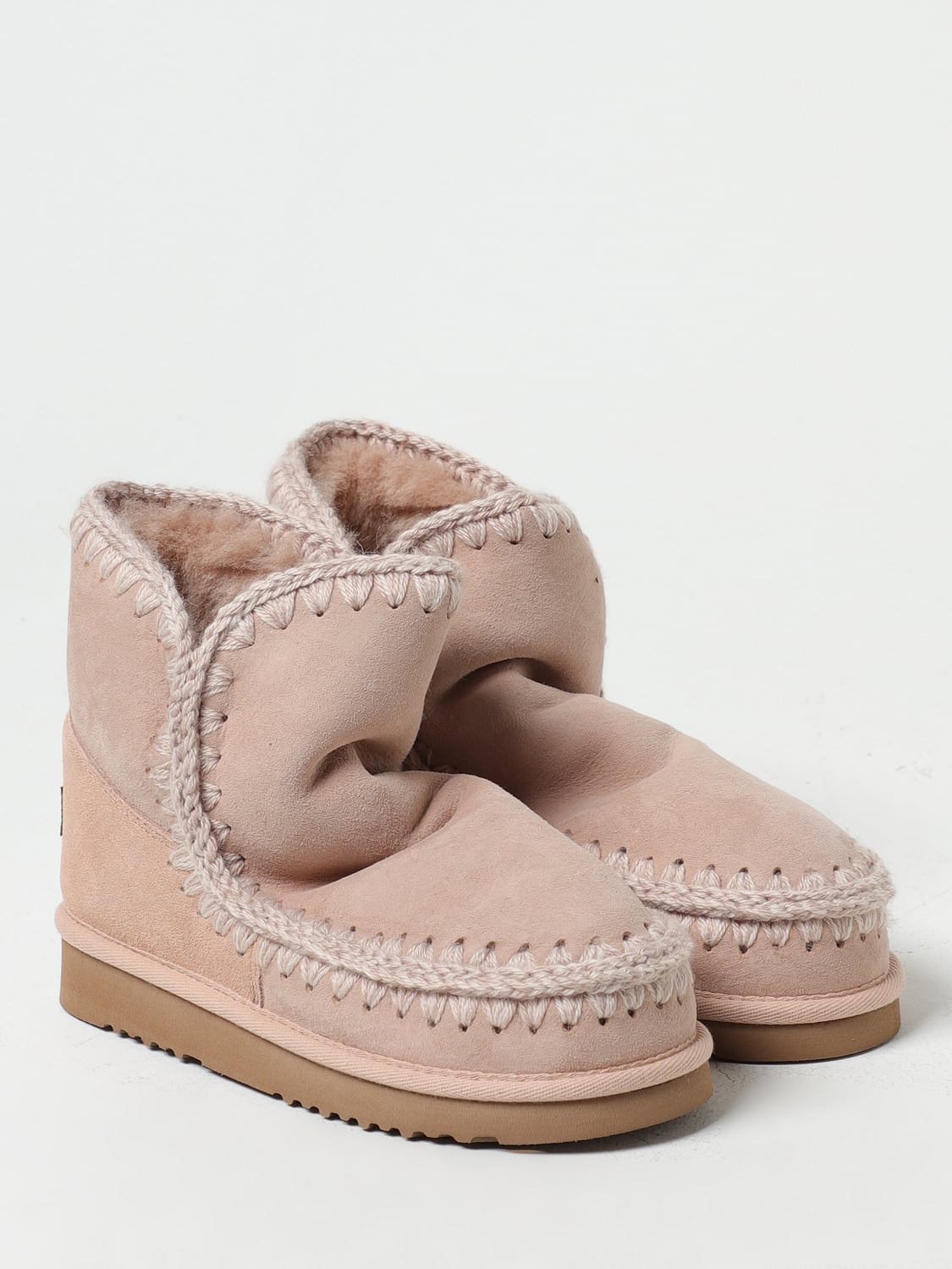 MOU FLACHE STIEFELETTEN: Schuhe damen Mou, Puder - Img 2