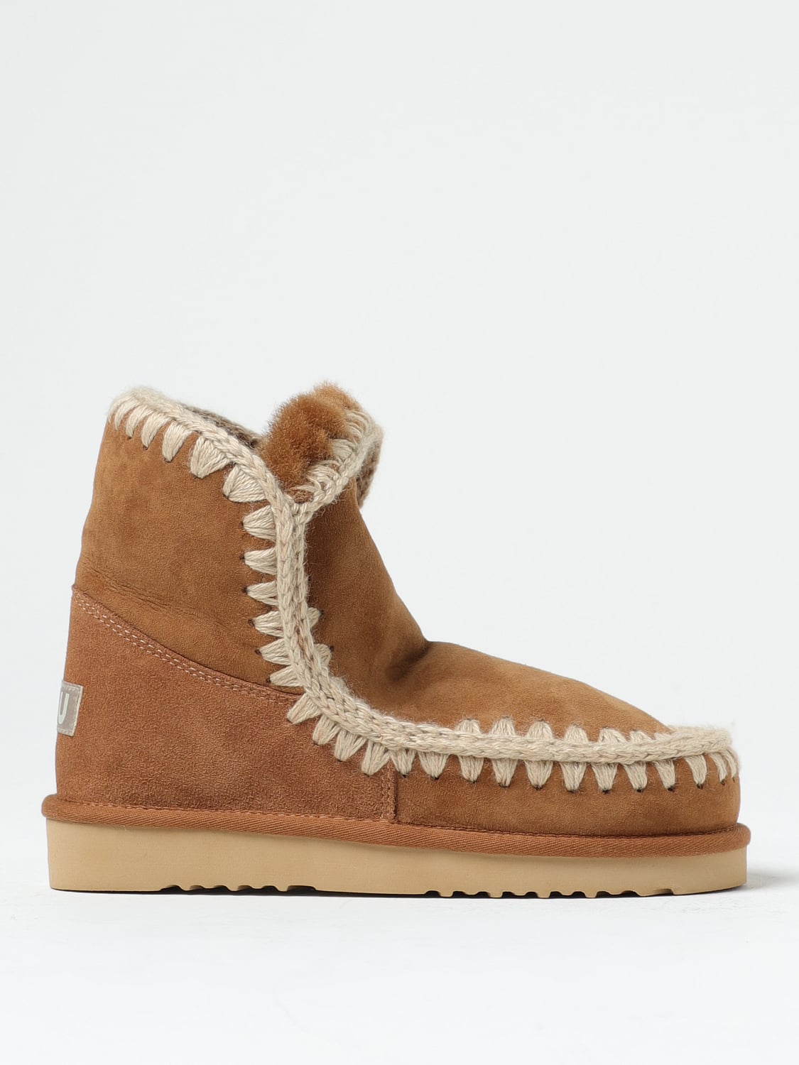 MOU FLACHE STIEFELETTEN: Schuhe damen Mou, Kaffee Braun - Img 1
