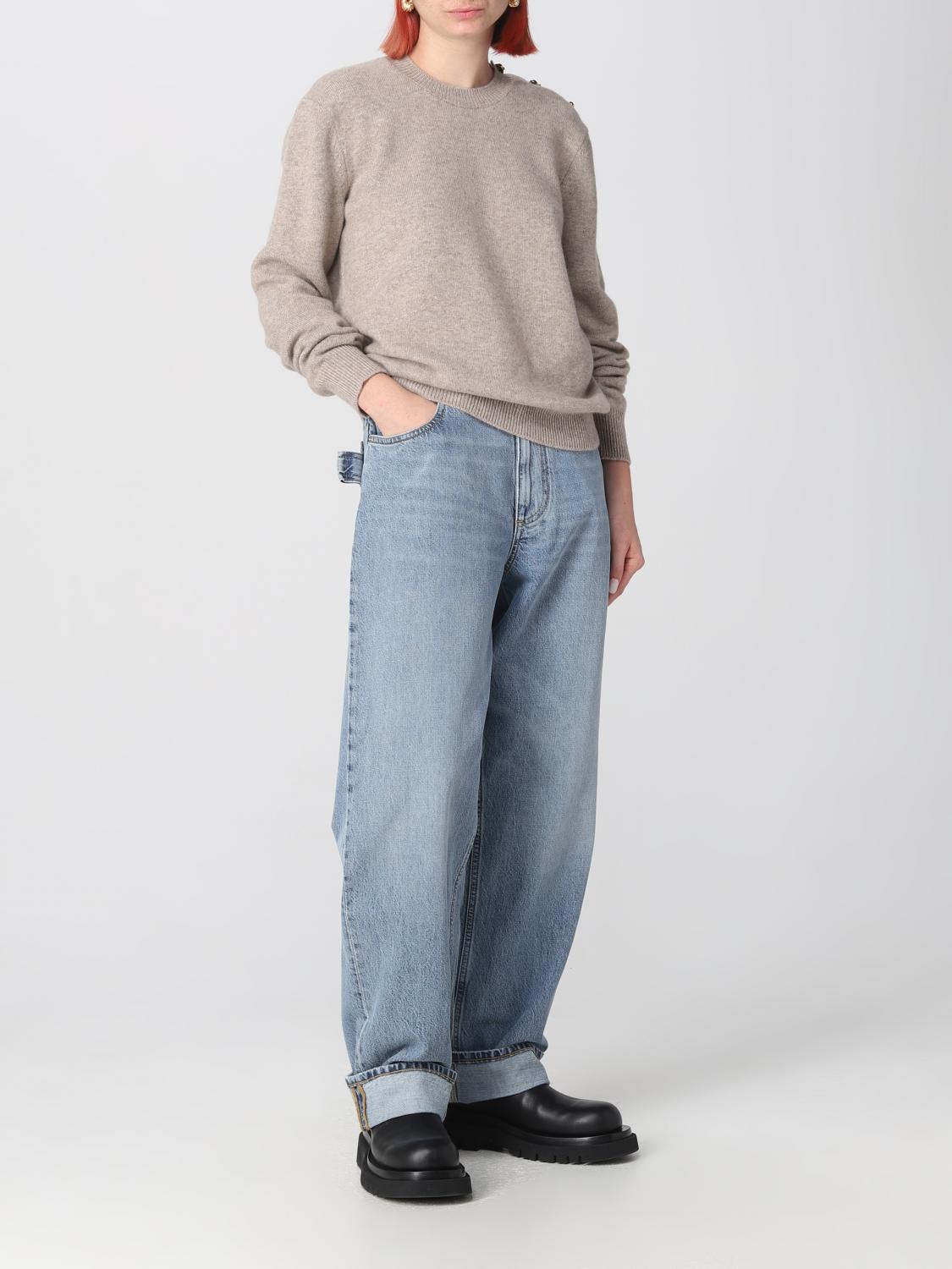BOTTEGA VENETA PULLOVER: Pullover damen Bottega Veneta, Taubengrau - Img 2