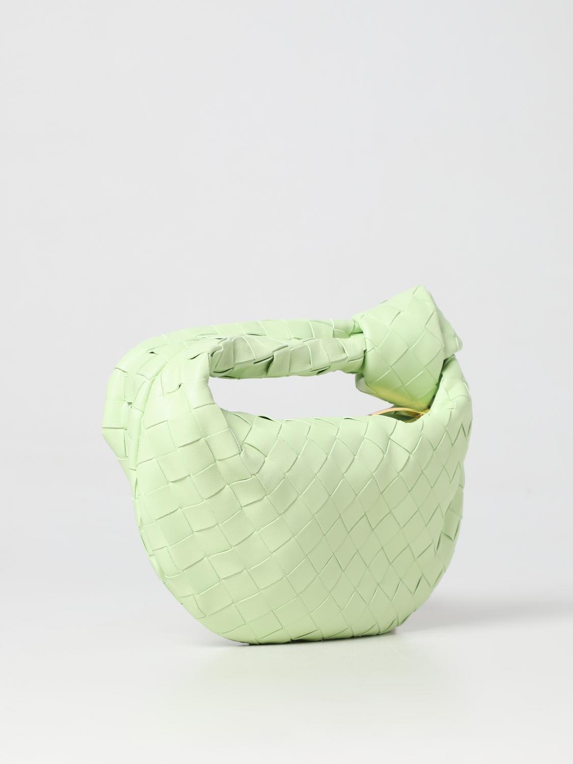 BOTTEGA VENETA BORSA MINI: Borsa Mini Jodie Bottega Veneta in nappa intrecciata, Verde - Img 2